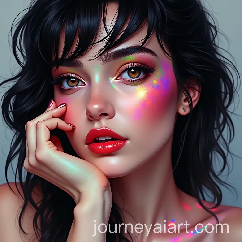 Hyperrealistic-Portrait-of-a-Woman-with-Vibrant-Colors-and-Expressive-Eyes