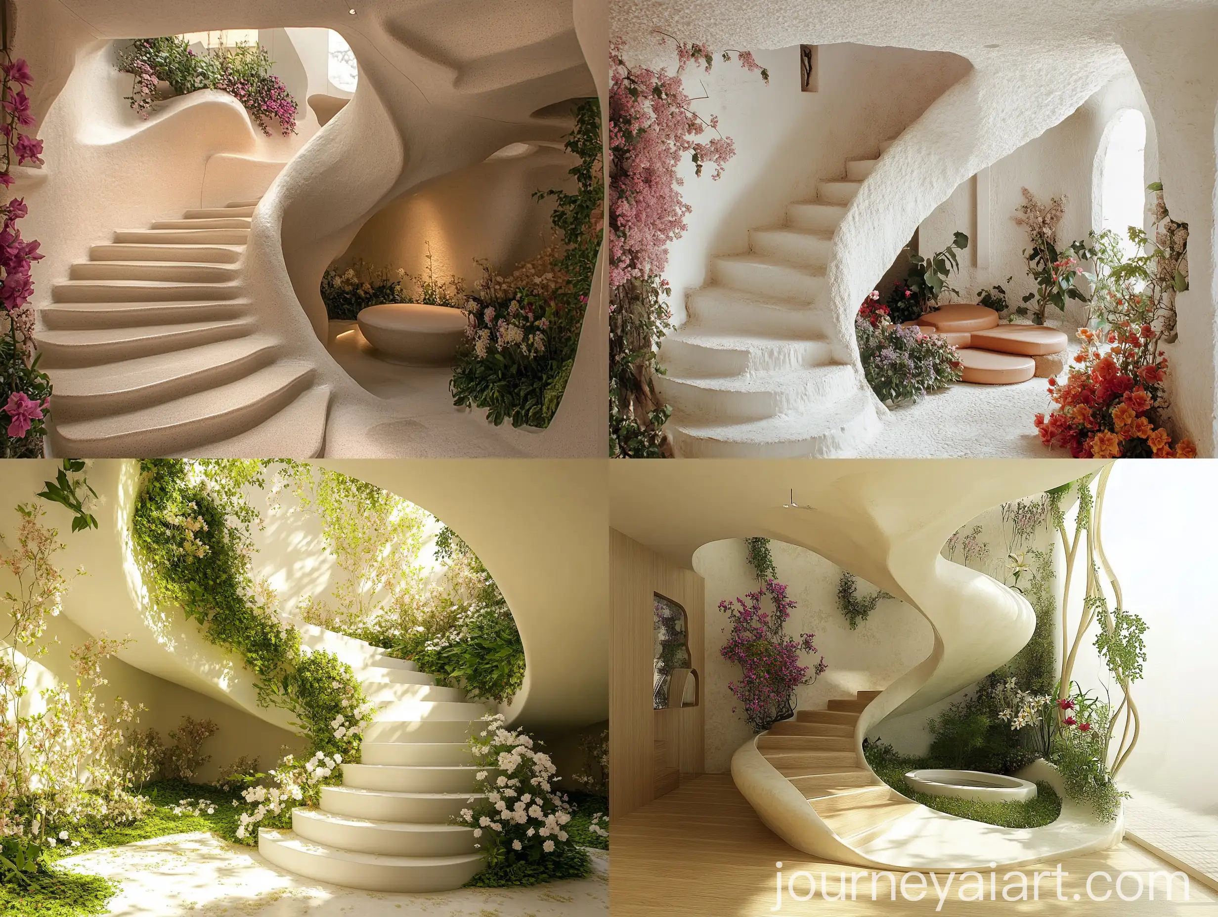 Staircase-with-FlowerLike-Design-and-Relaxation-Zone