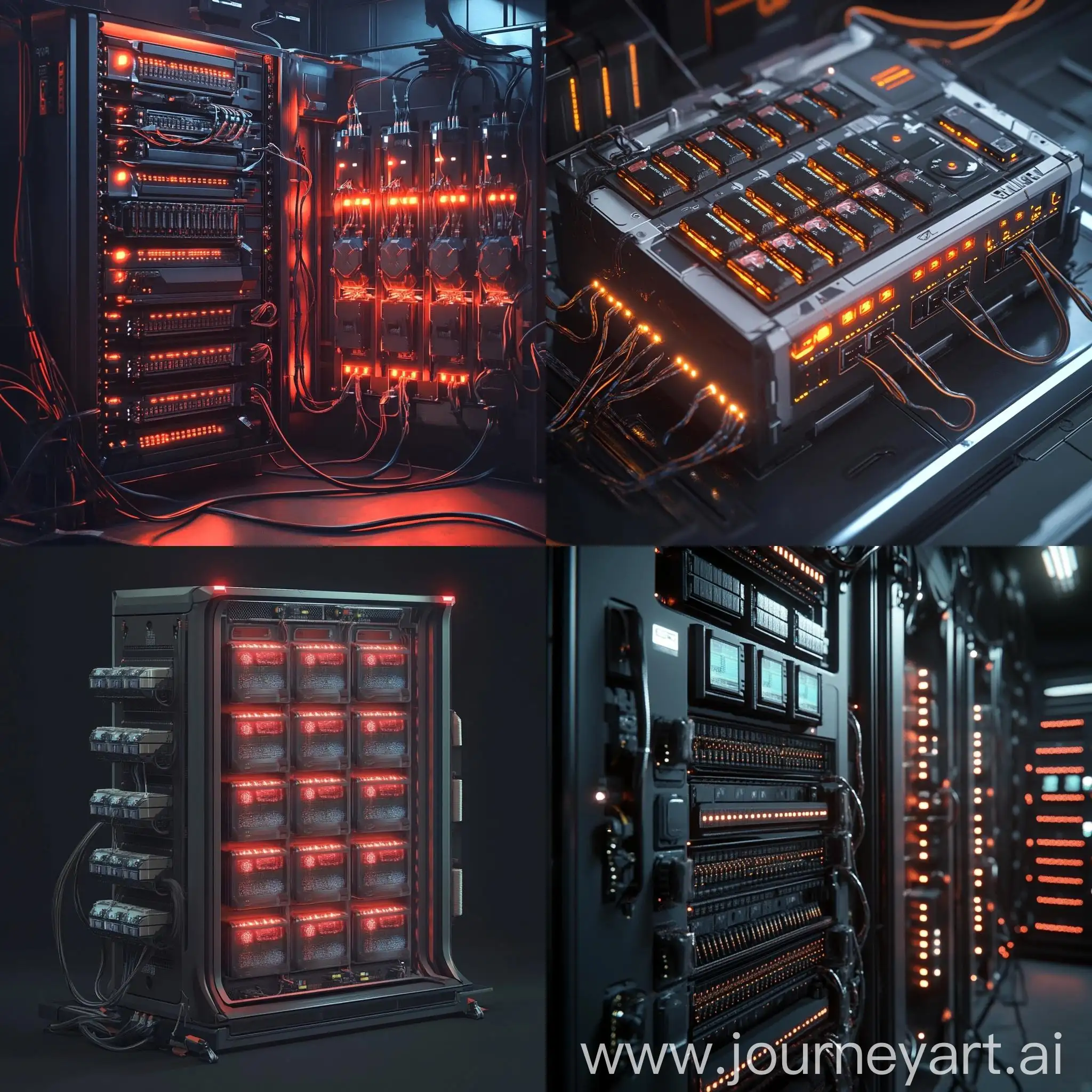 Innovative-Server-Rack-Powered-by-Miniature-Atomic-Reactor-and-Battery-Arrays