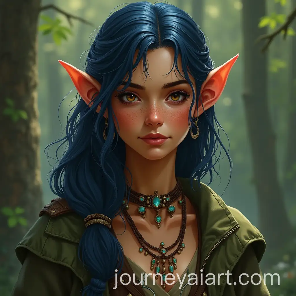 Tanned-Female-Wood-Elf-Druid-with-Dark-Blue-Hair-and-Practical-Attire