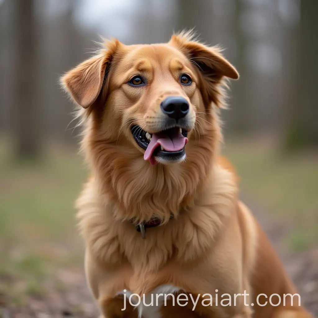 Adorable-Dog-in-Natural-Setting