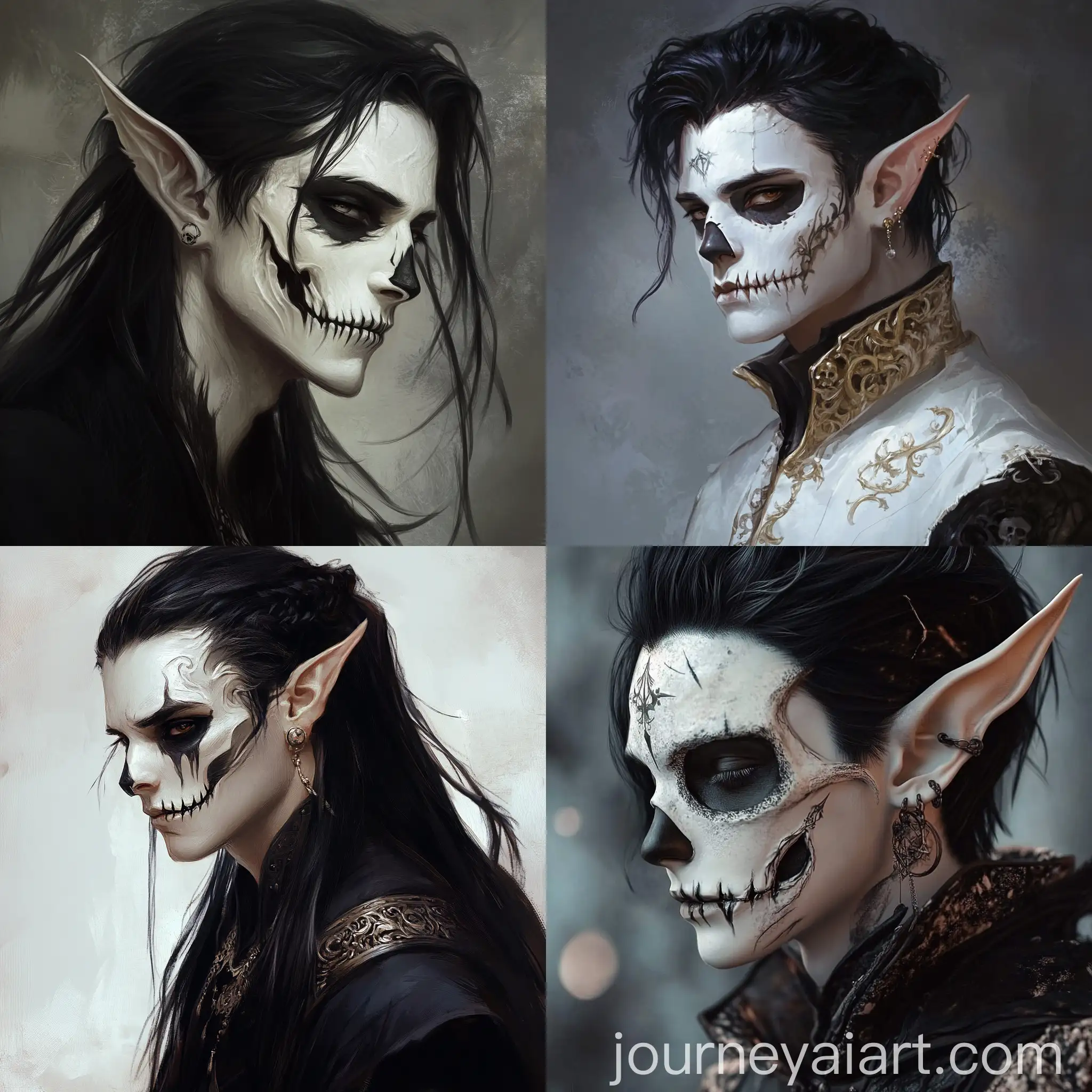 Mysterious-White-Man-with-Skull-Mask-Fantasy-Portrait