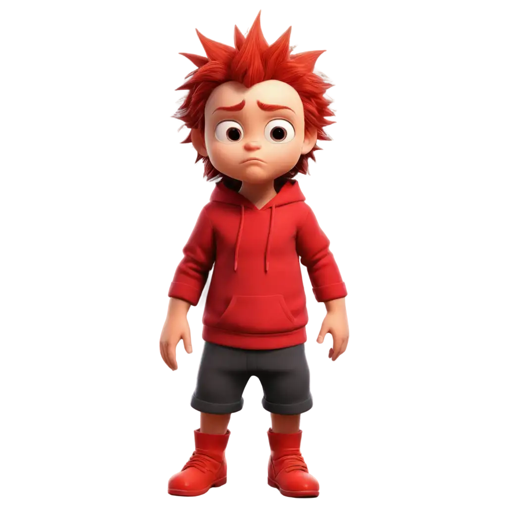 Fiery-Grumpy-Toddler-PNG-Image-with-Wild-Red-Hair-and-Intense-Expression-for-Creative-Projects