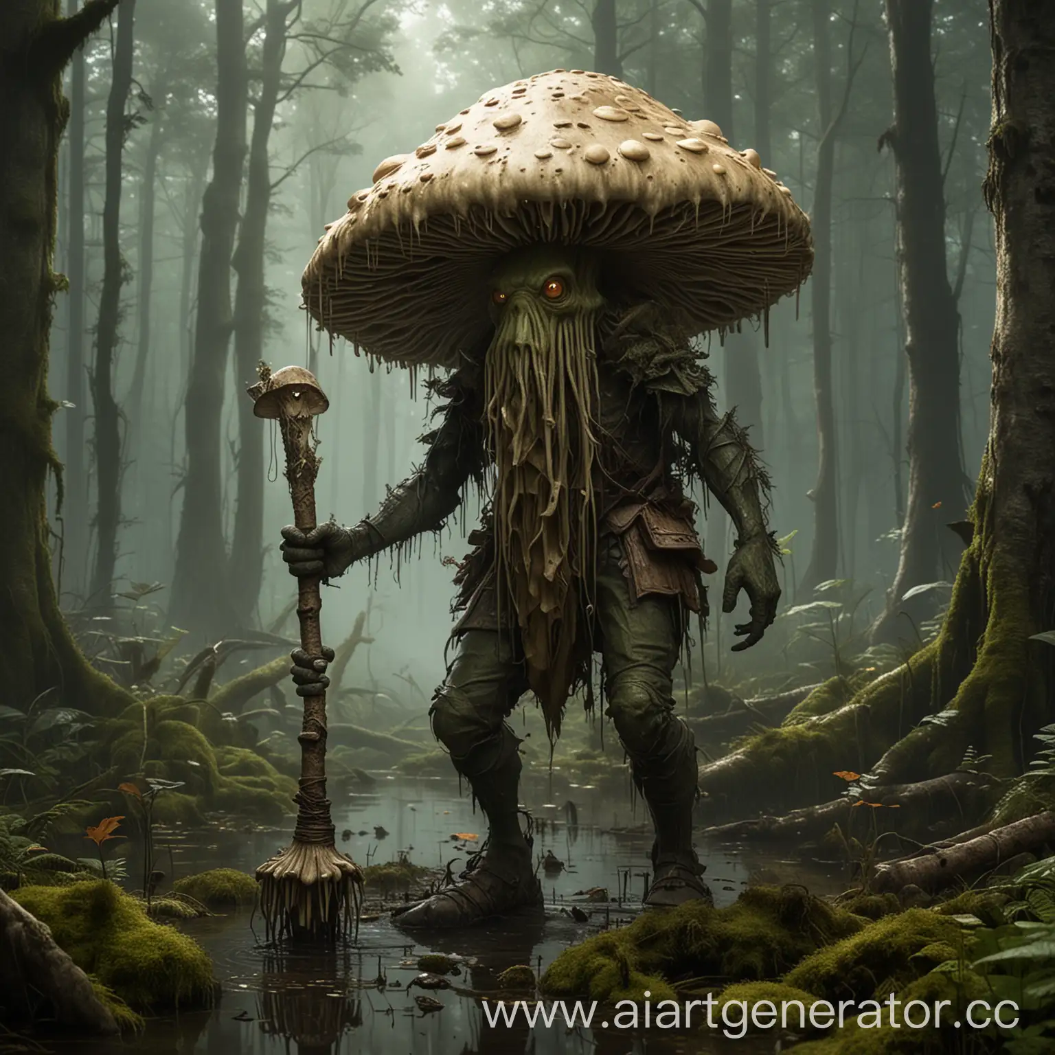 Enchanted-Swamp-Forest-Monster-Mushroom-Picker-in-Magical-Woods