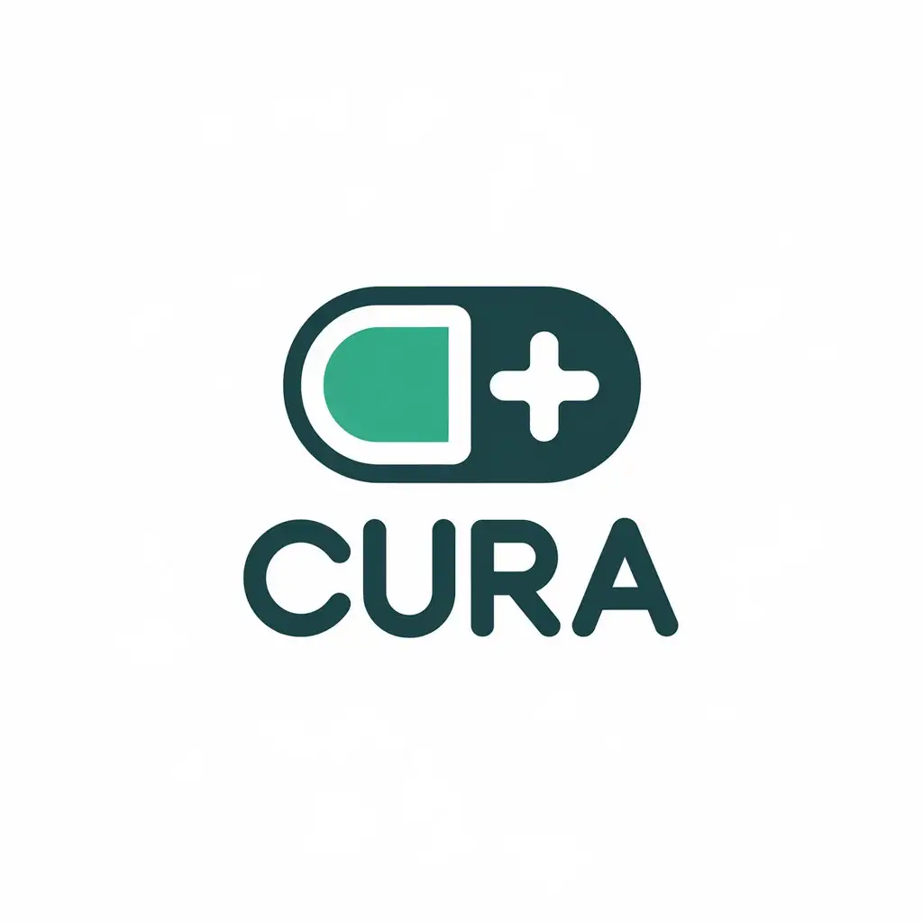 LOGO Design for Cura Medicine Plus Symbol for Medical Dental Industry