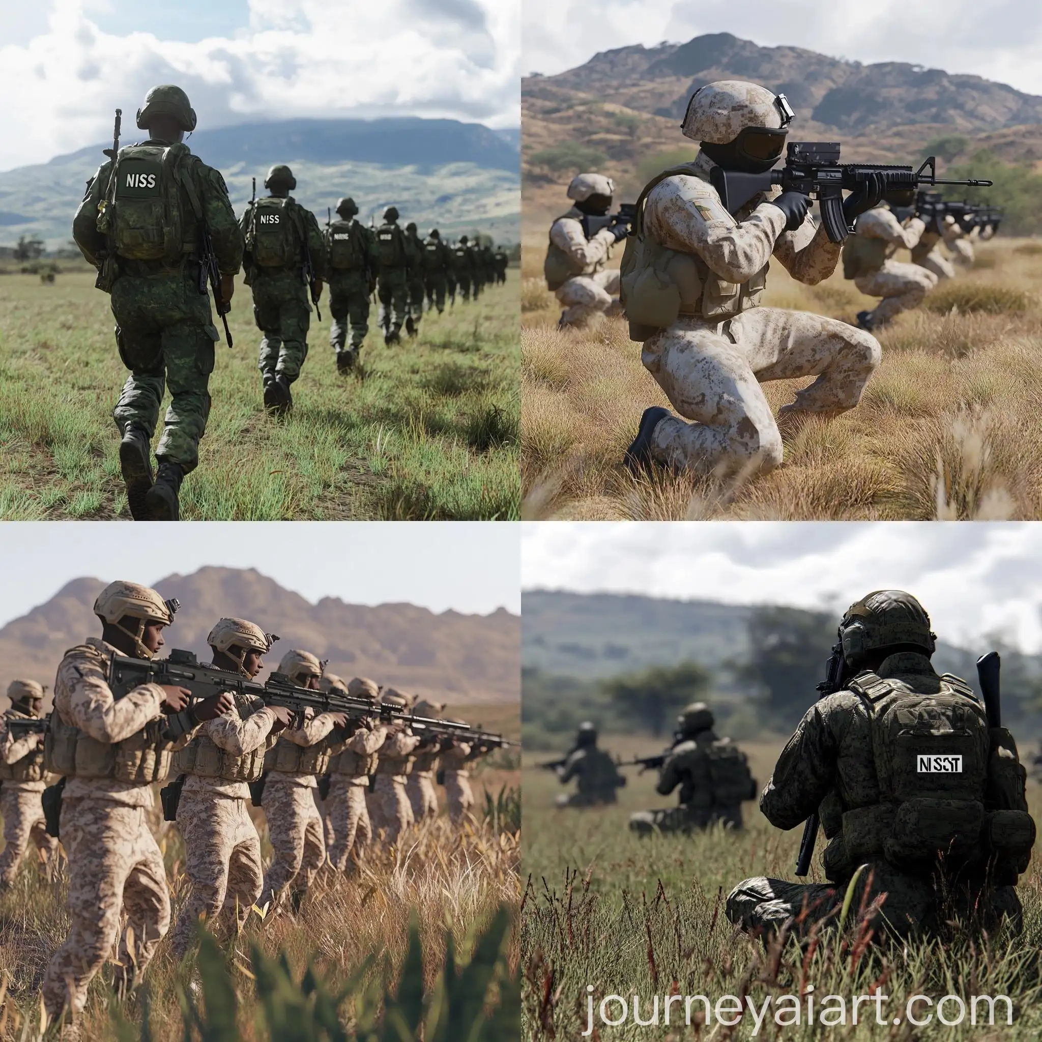 Ethiopian-National-Security-Service-Training-with-Bold-White-NISS-Logo