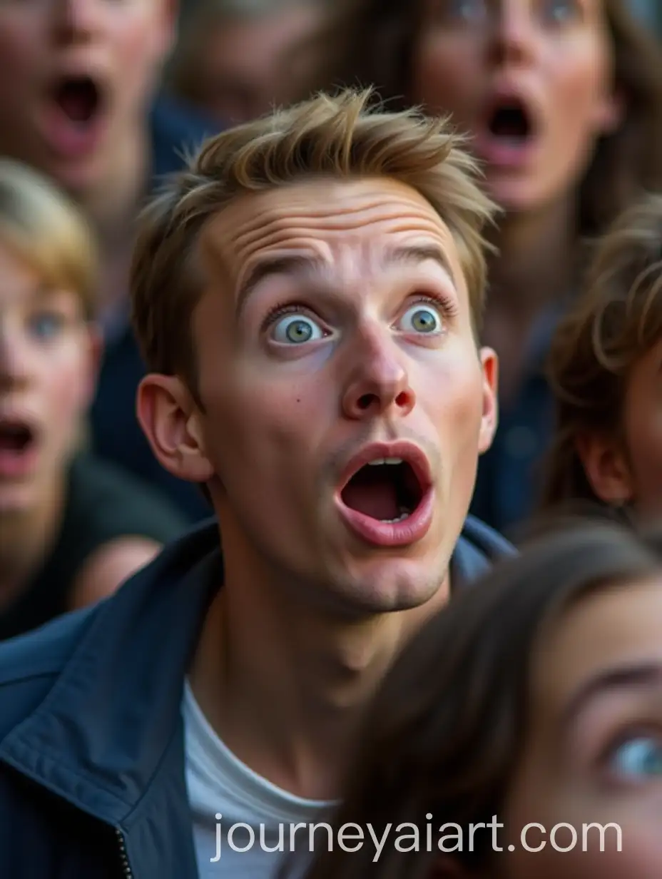 Surprised-Passersby-in-Urban-Setting-with-Varied-Attire