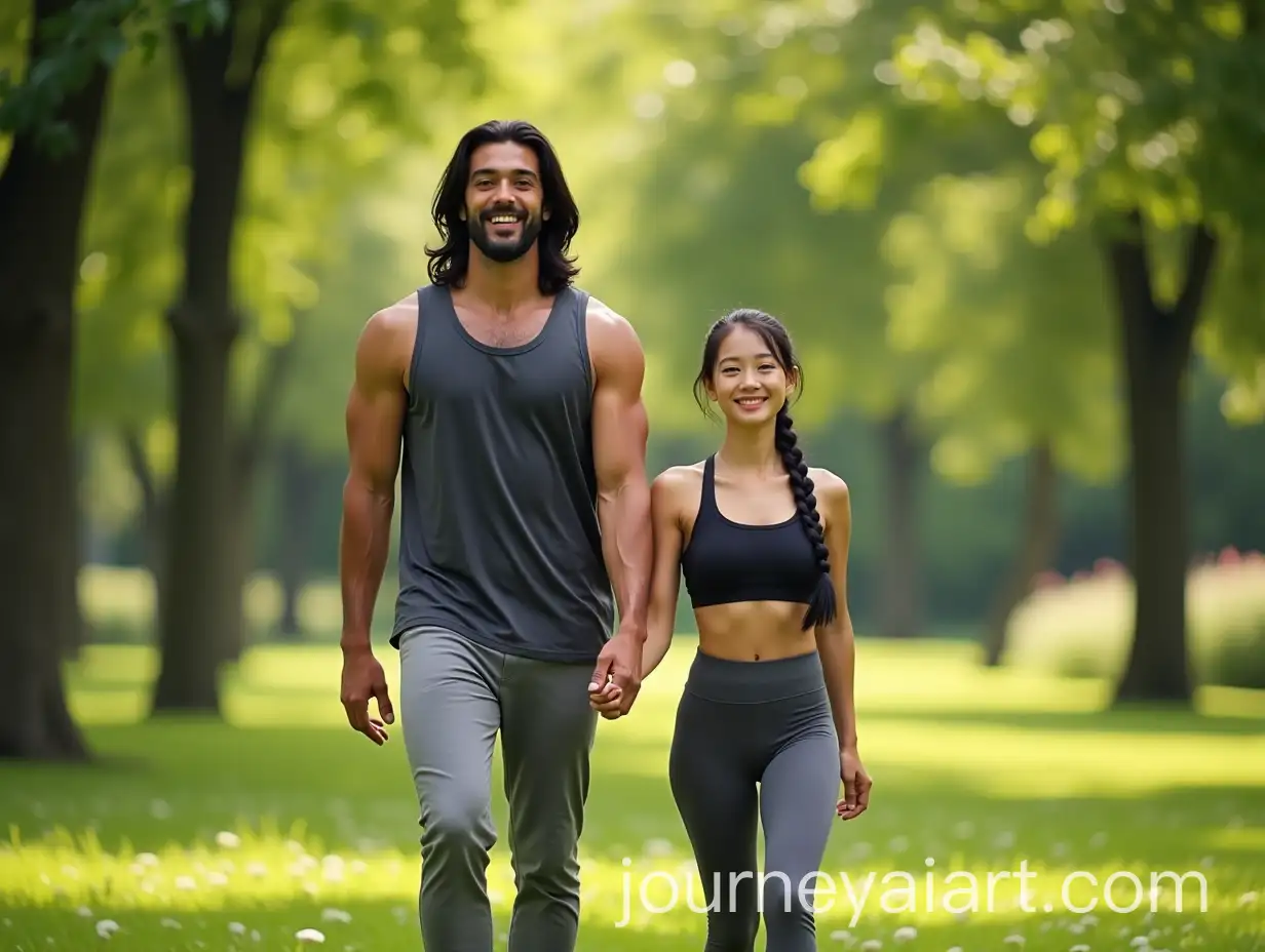 Happy-Family-in-a-Beautiful-Green-Park