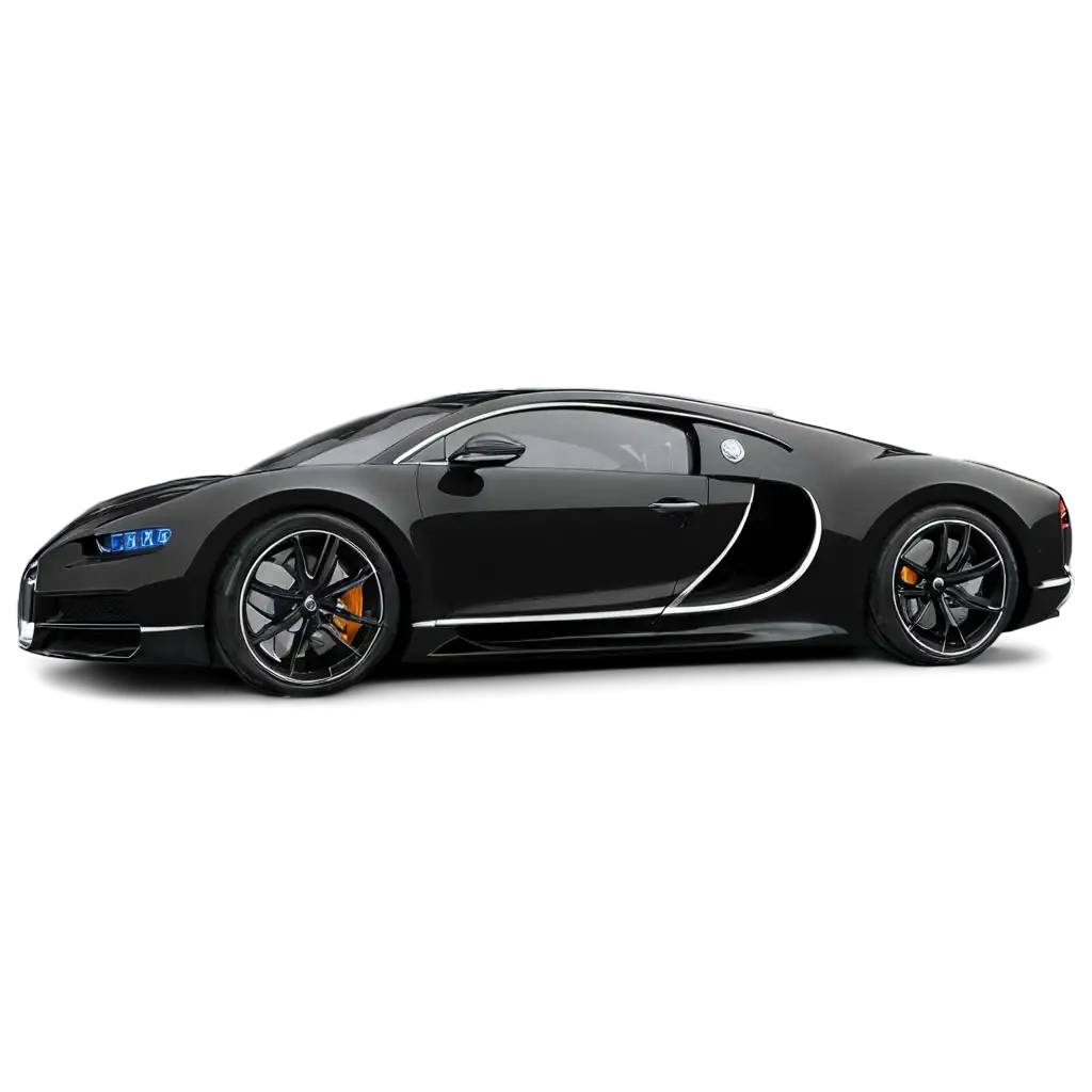 Bugatti Chiron black and blue