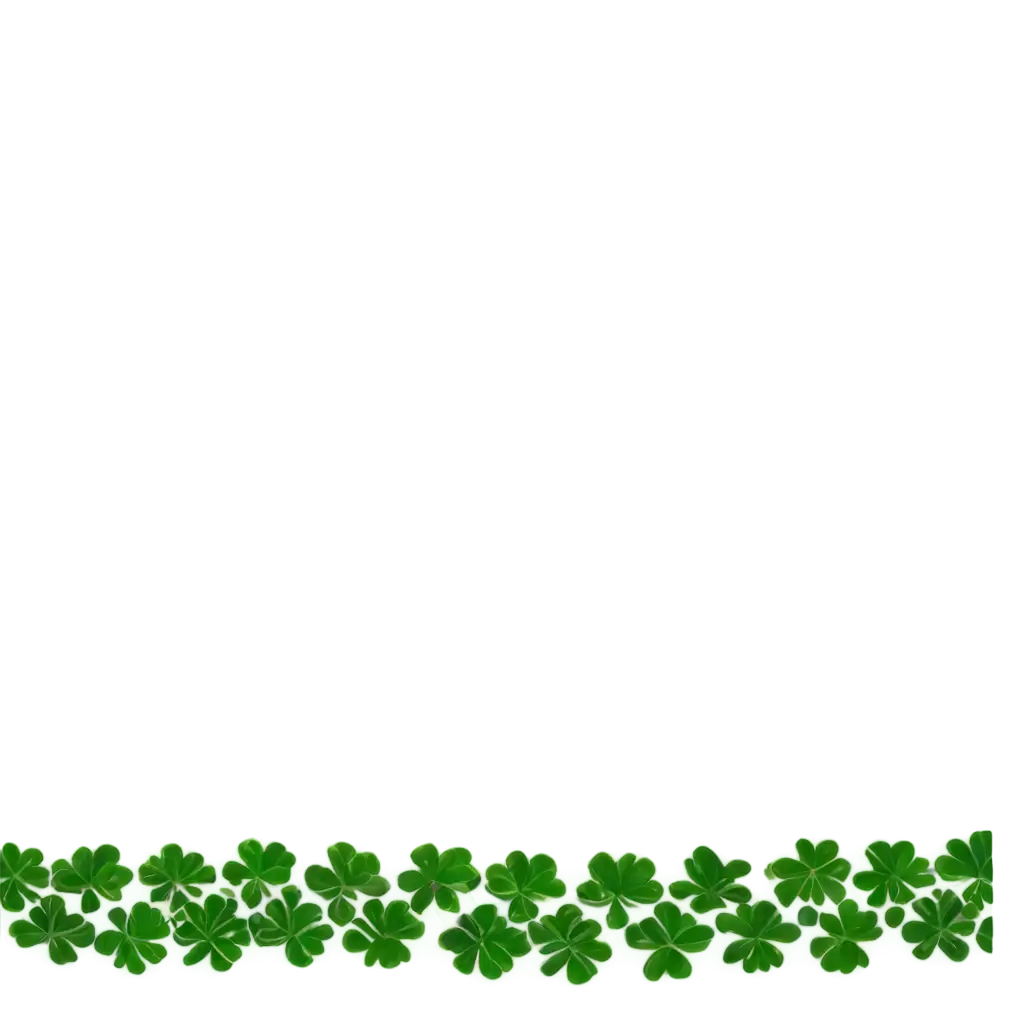 Four-Leaf-Clover-Slide-Border-PNG-Enhance-Your-Design-with-a-Touch-of-Luck