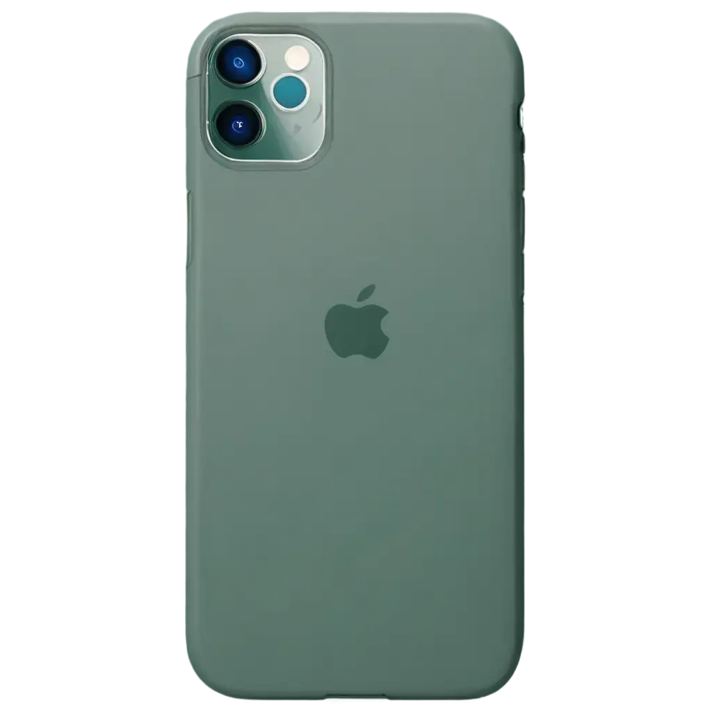 iPhone 16 Pro Max Silicone Case with MagSafe - Isolated on transparent background with transparent shadow.