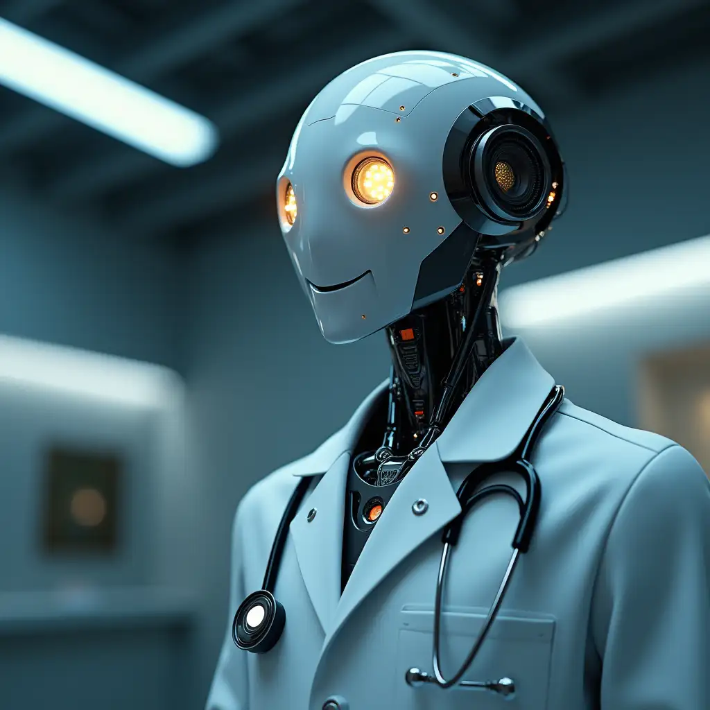 Futuristic-Friendly-Robot-Nutritionist-in-HighTech-Clinic-Setting