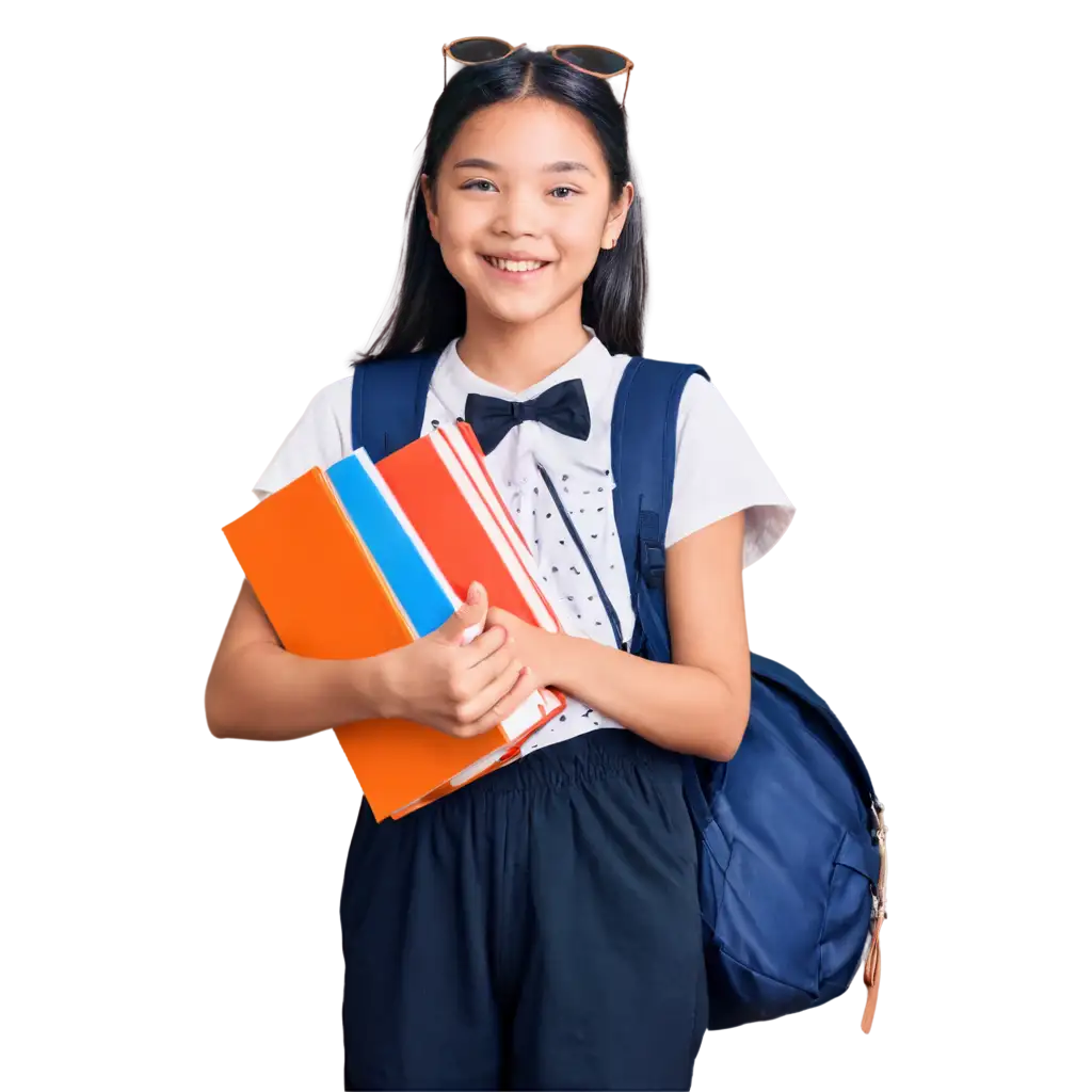 HighQuality-PNG-Image-of-a-Student-Happily-Holding-School-Books