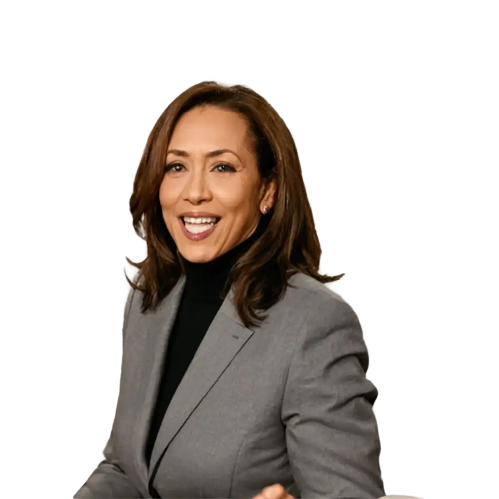 Kamala-Harris-in-a-Confident-Speech-for-2024-Election-Dynamic-PNG-Image-Capturing-Historic-Moment