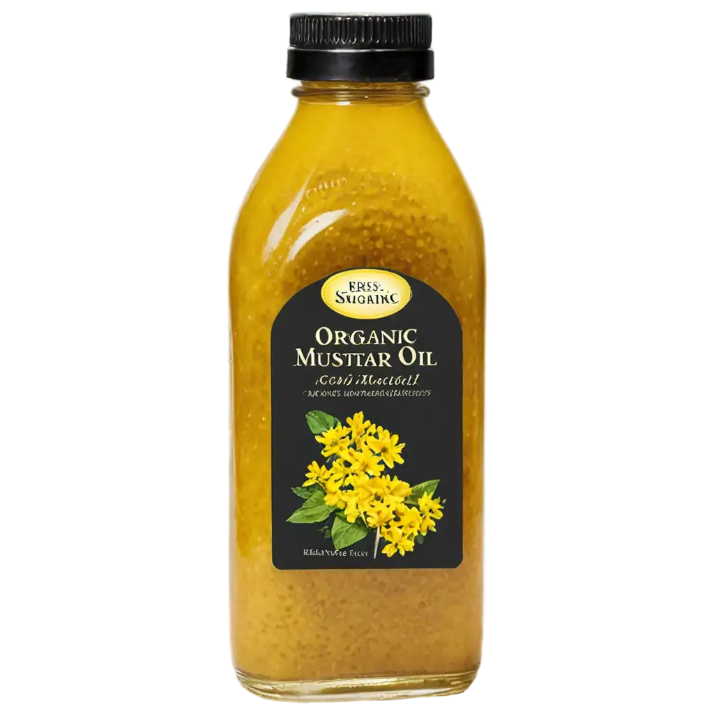 HighQuality-PNG-Image-of-Organic-ColdPressed-Mustard-Oil-with-Natural-Branding