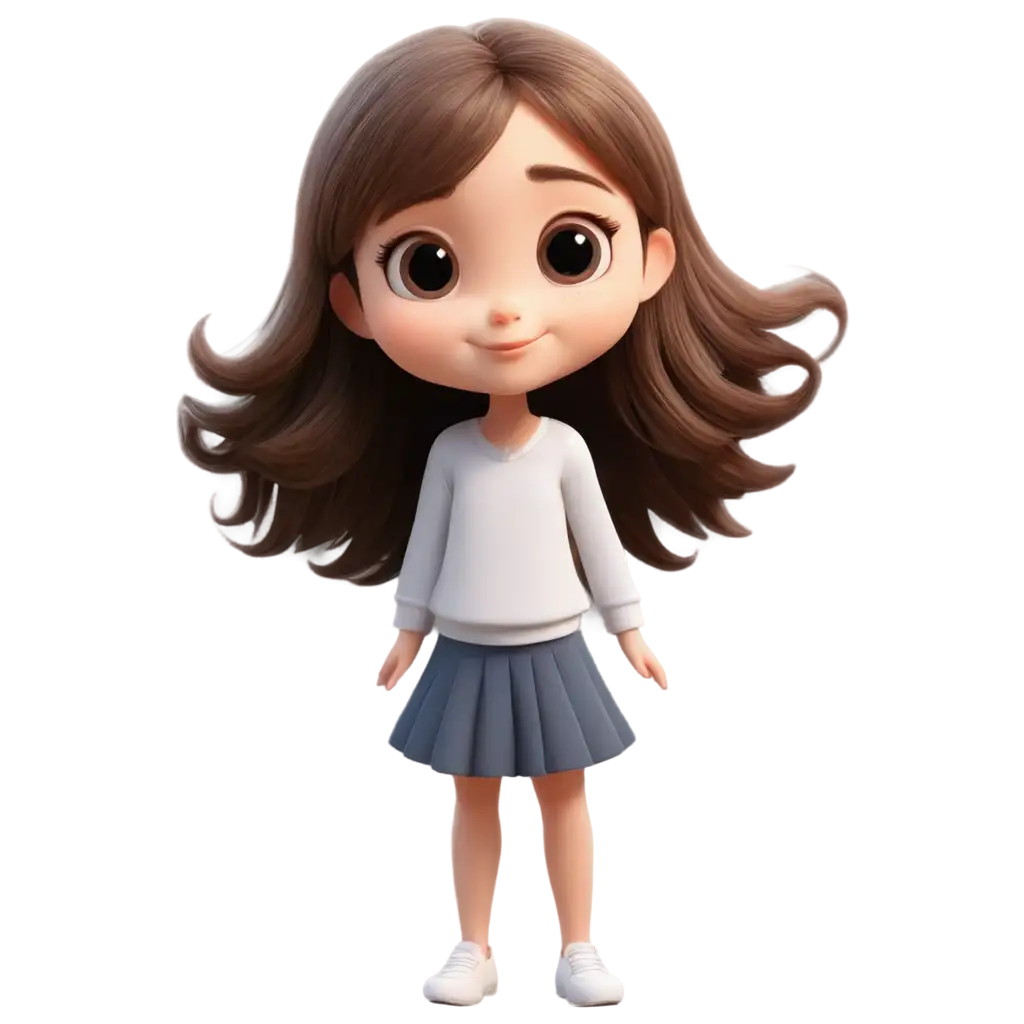 Adorable-Cute-Girl-Cartoon-PNG-Image-Create-Playful-Visuals-with-High-Quality