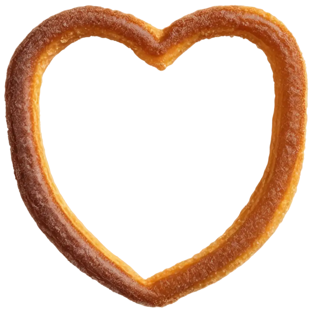 HeartShaped-Churro-with-Melted-Chocolate-Filling-HighQuality-PNG-Image