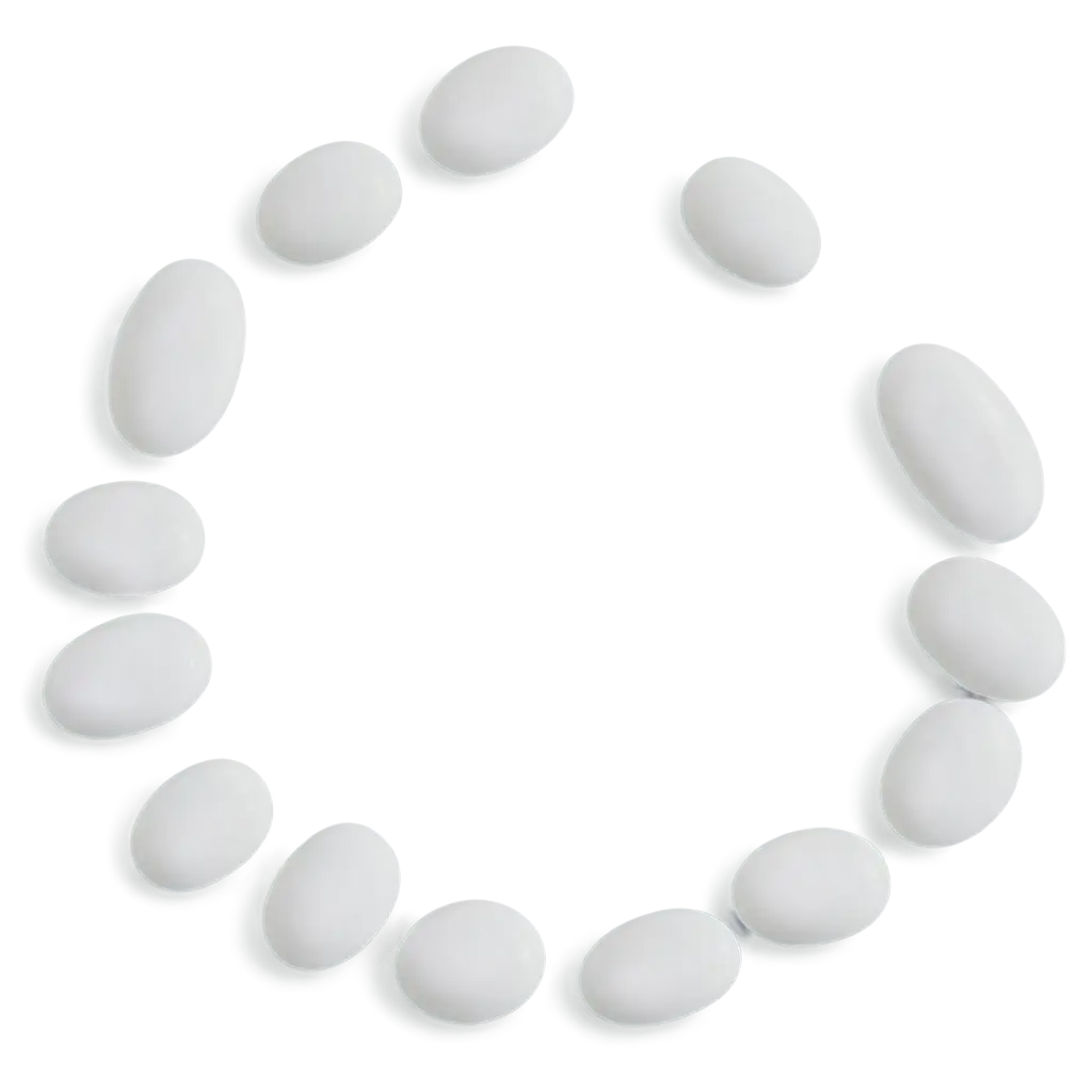 Oval-White-Pills-PNG-Image-for-Medical-and-Health-Designs