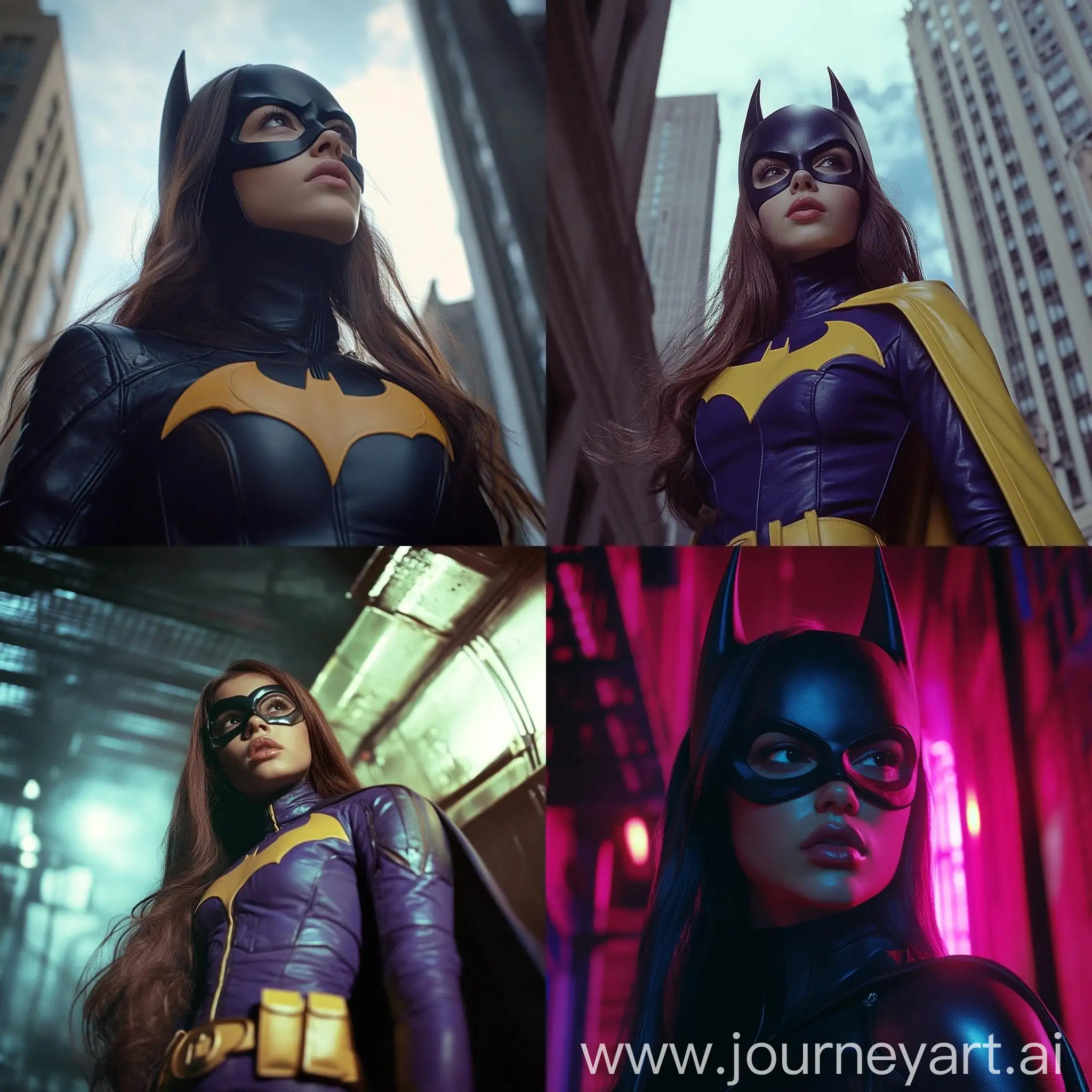 Selena-Gomez-as-Batgirl-in-Cinematic-Low-Angle-Shot