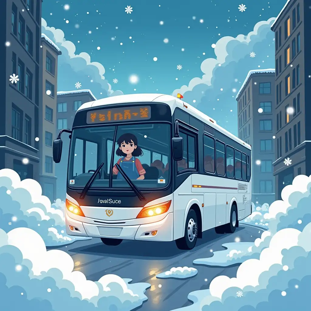 White-Bus-Traveling-Through-Cloudy-City-in-New-Years-Atmosphere