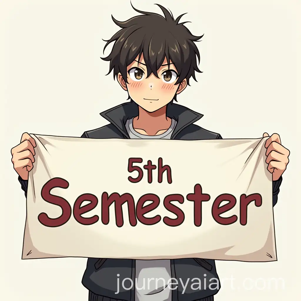 Anime-Boy-with-Beard-Holding-Banner-with-Bold-Text