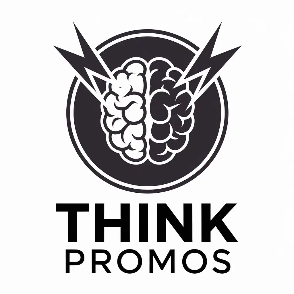 LOGO Design for Think Promos Brain Theme with Clear Background for Logo Design Contest