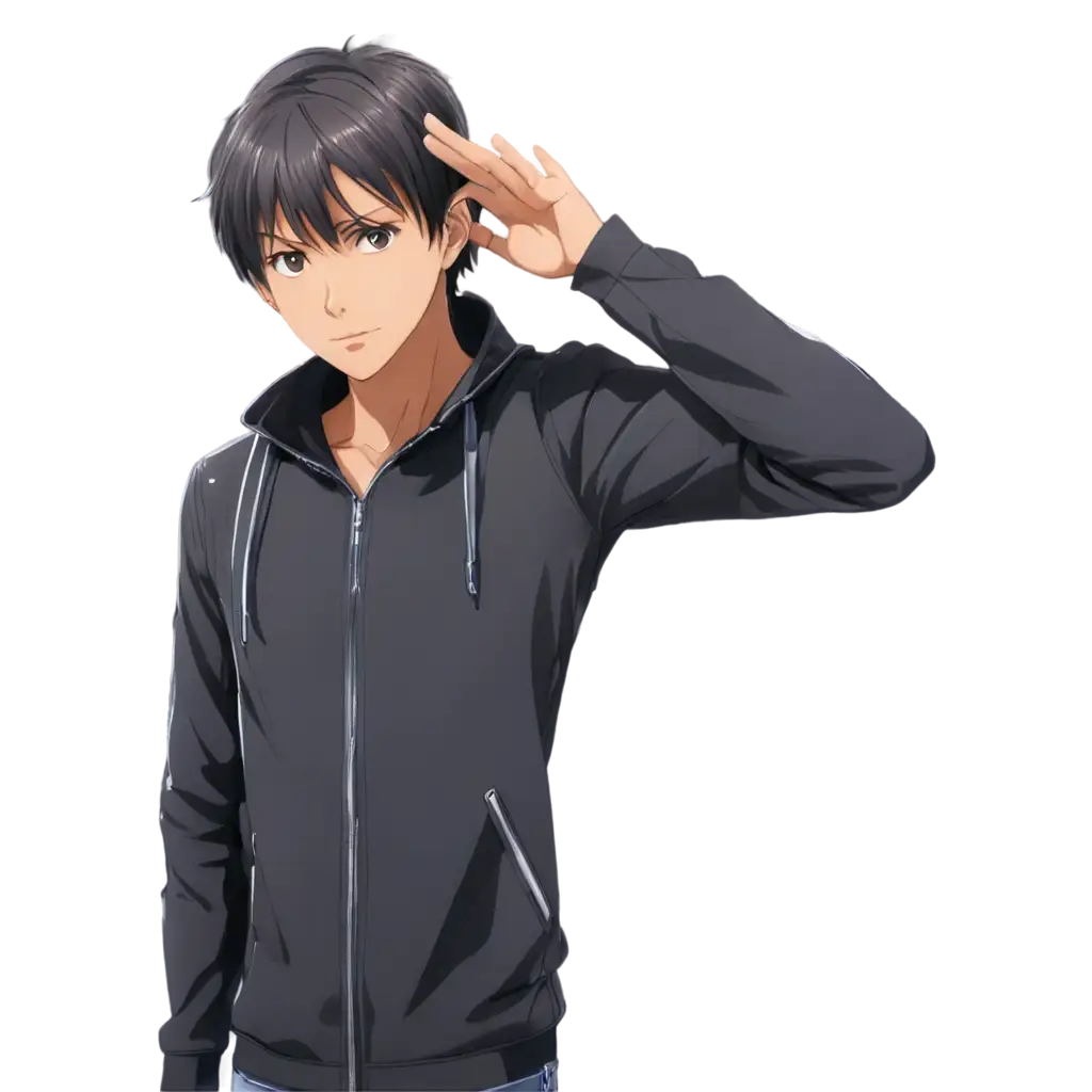 Anime-Character-PNG-Man-Holding-Head-with-Hand-in-Transparent-Format-for-Versatile-Use