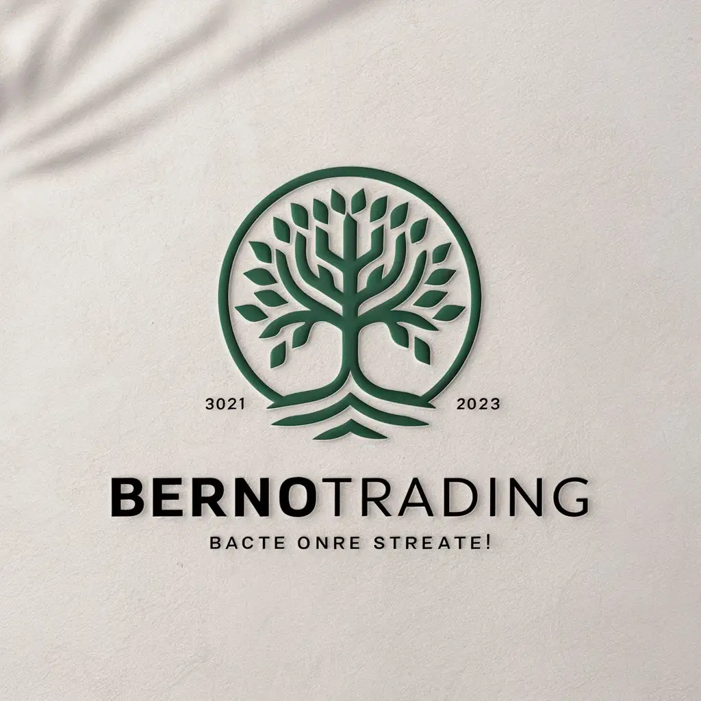 LOGO-Design-for-Bernotrading-Processing-Tree-Symbol-in-a-Clear-Background