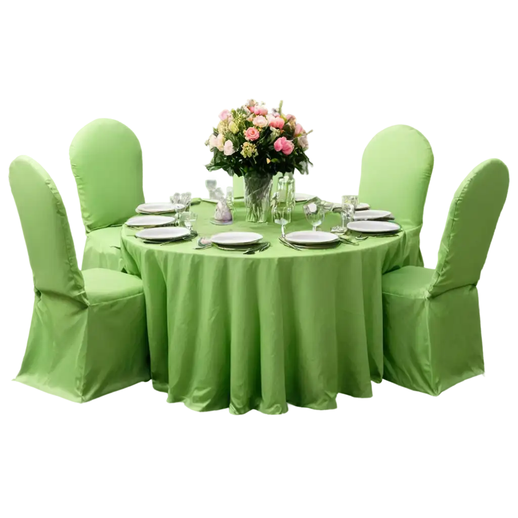 Elegant-Wedding-Table-with-Light-Green-Chairs-PNG-Image-Perfect-for-Event-Designs-and-Celebrations