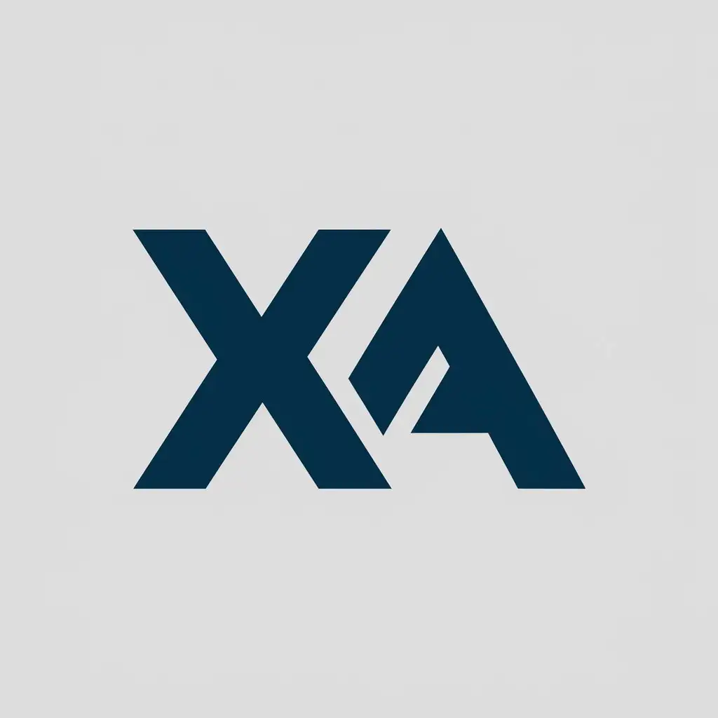 LOGO-Design-for-XA-Shwitoyun-Symbol-in-Minimalistic-Vector-Style-for-Internet-Industry