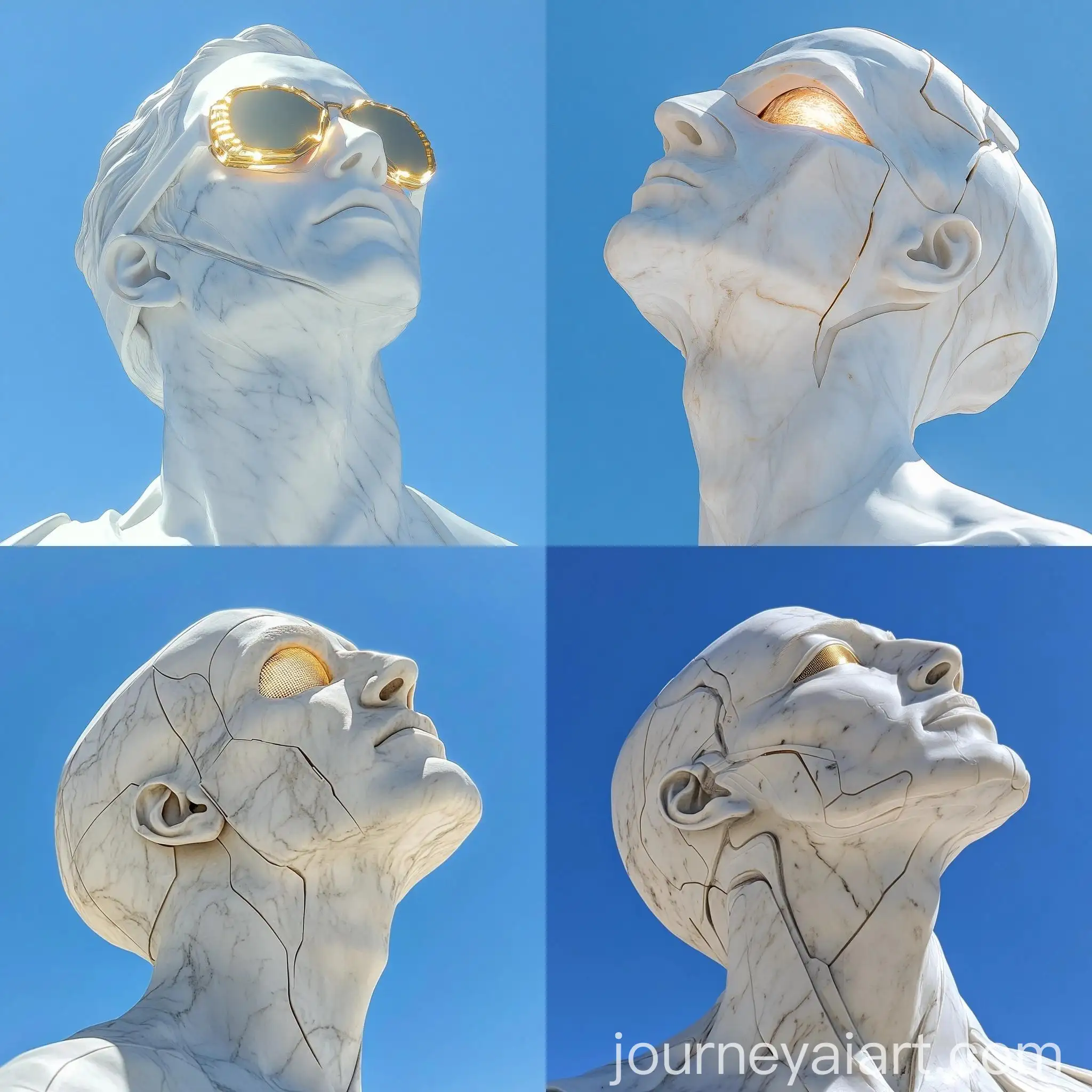 Futuristic-Renaissance-Philosopher-Sculpture-with-Golden-Eyes