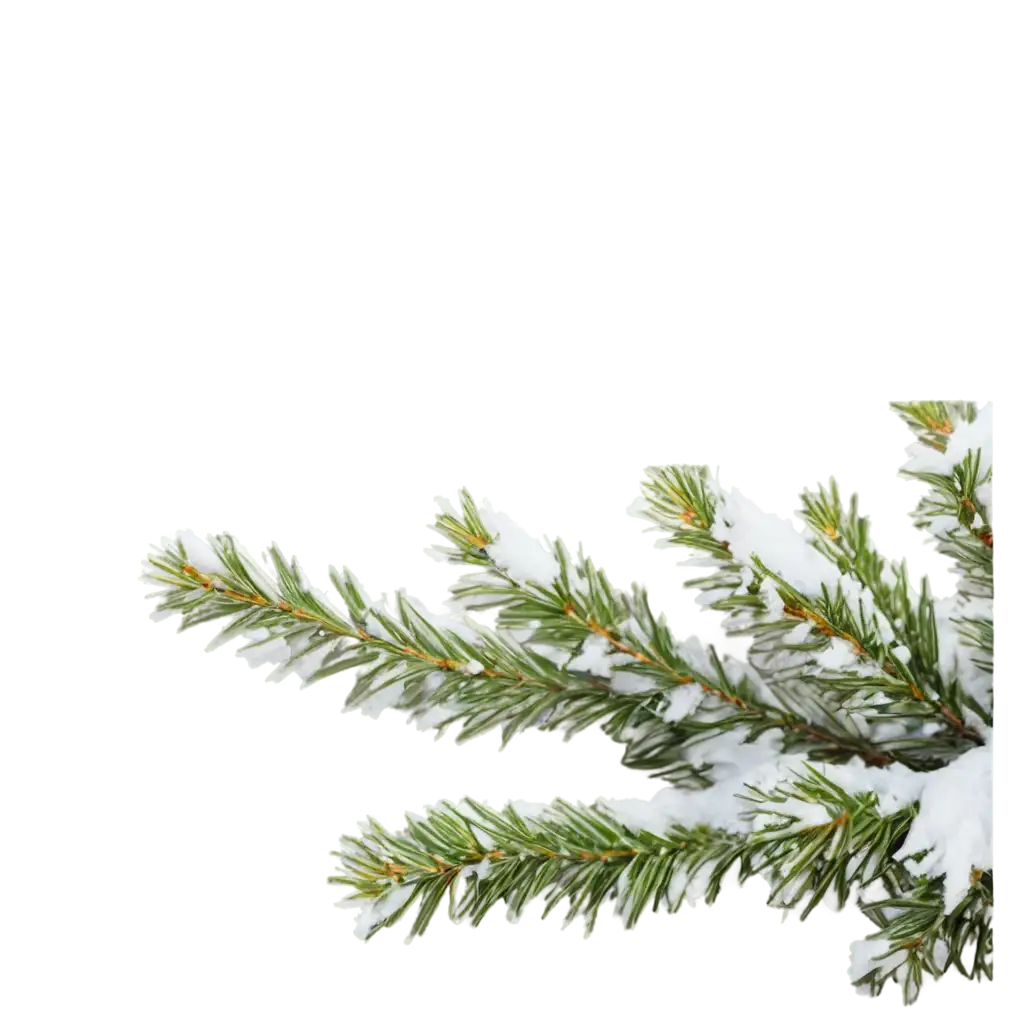 SnowCovered-Fir-Branch-PNG-HighQuality-Transparent-Image-for-WinterThemed-Projects