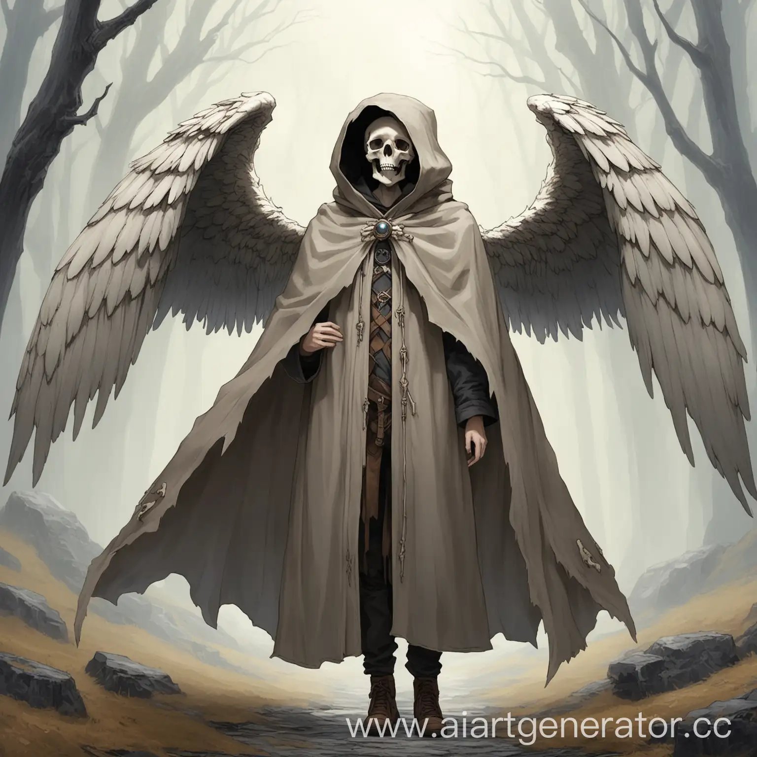 Mysterious-Traveler-Cloaked-with-Bone-Wings