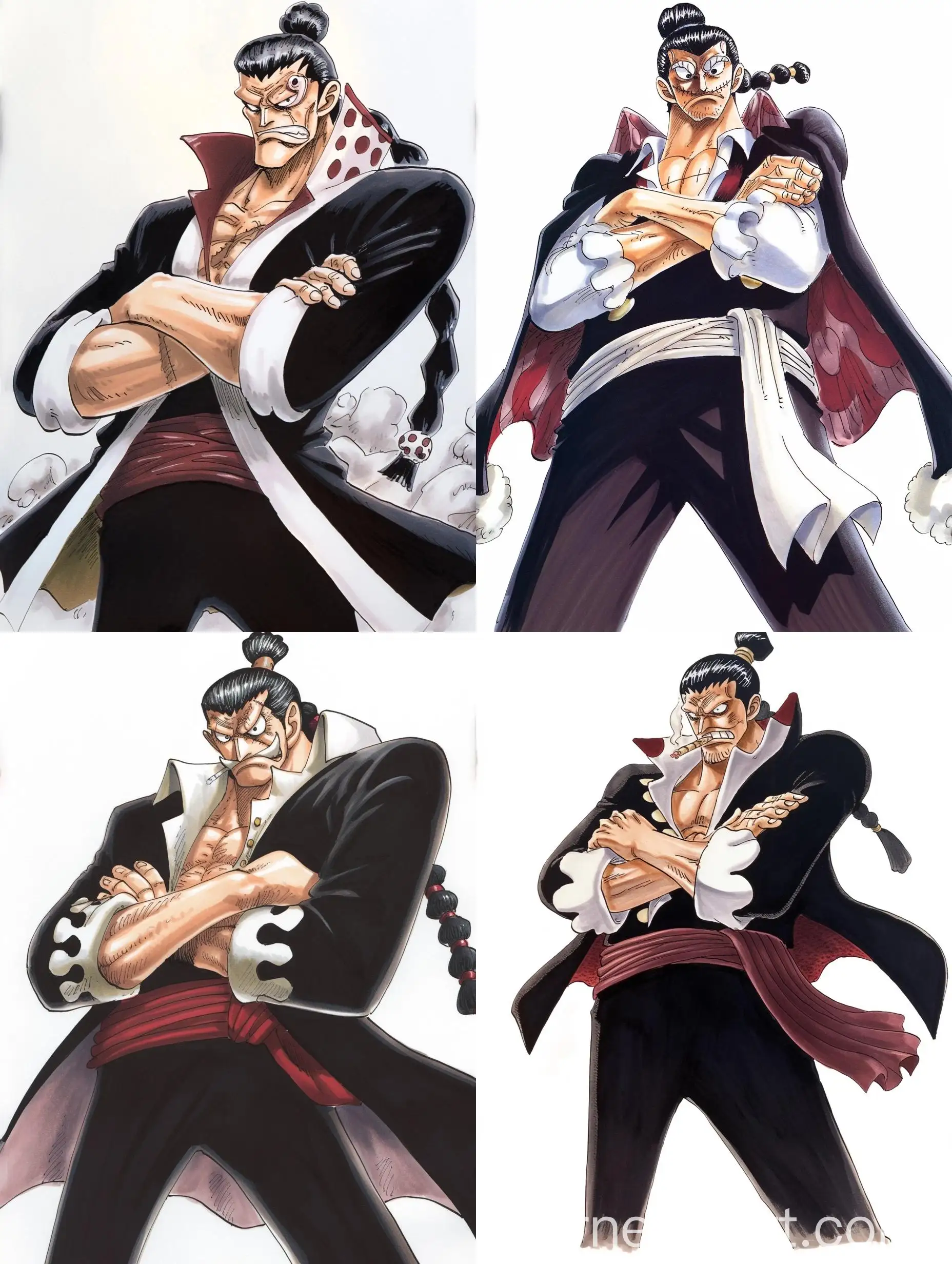 Admiral-Man-Manga-Copic-Marker-Portrait-from-One-Piece-1999