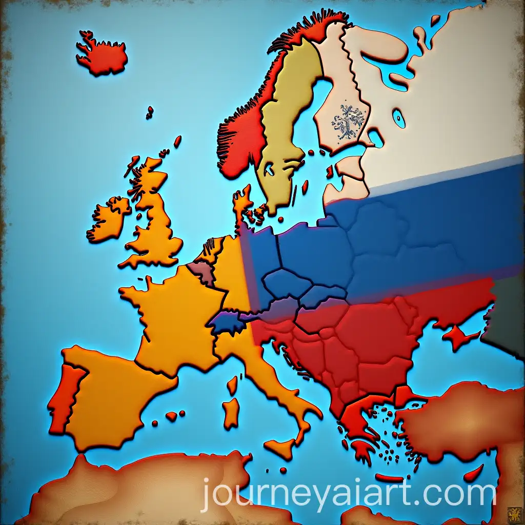 Geopolitical-Concept-of-Europe-Separating-from-Russia