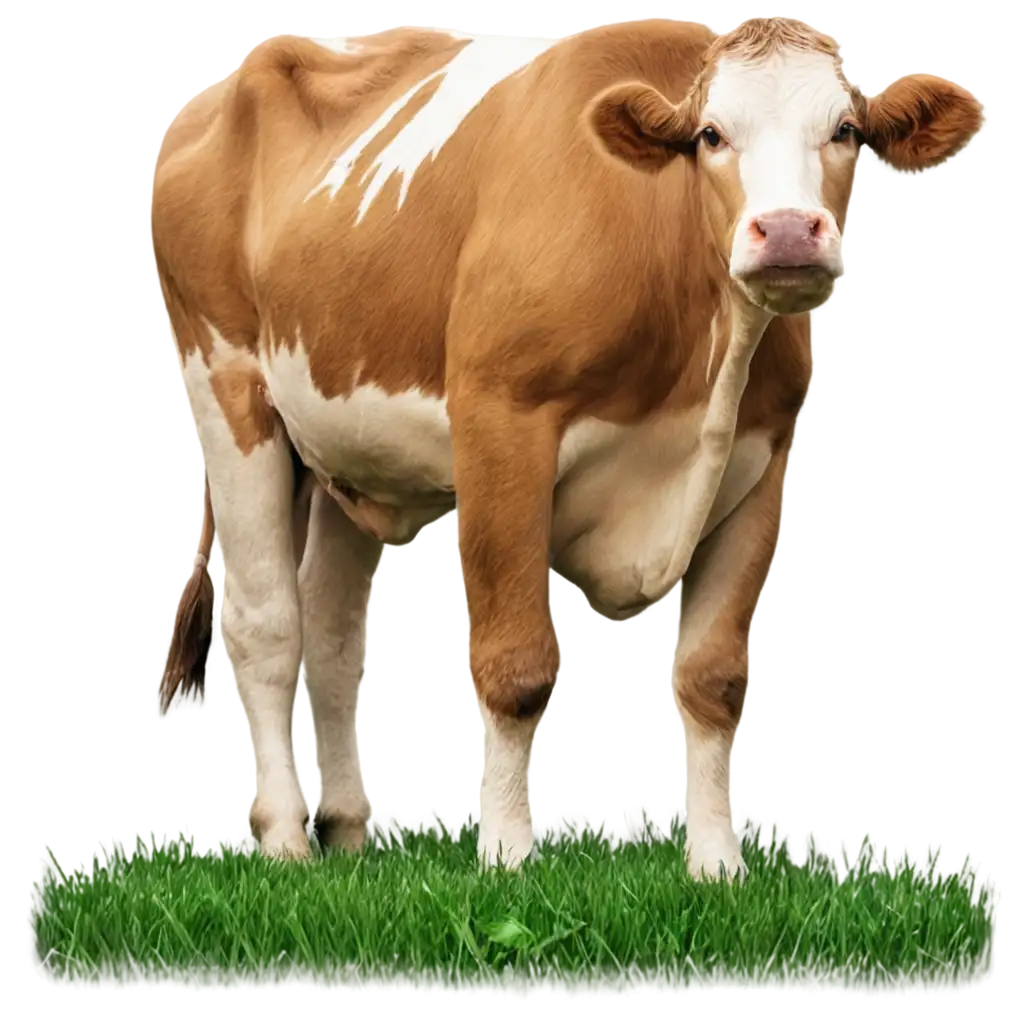 Cow-Eating-Grass-PNG-High-Quality-and-Versatile-Image-for-Various-Uses