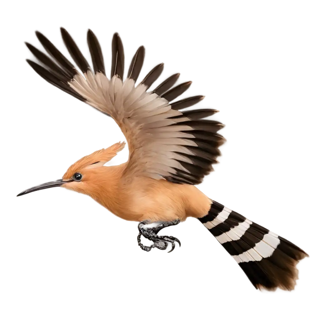 Hoopoe-Bird-Flying-PNG-HighQuality-Transparent-Image-for-Diverse-Applications