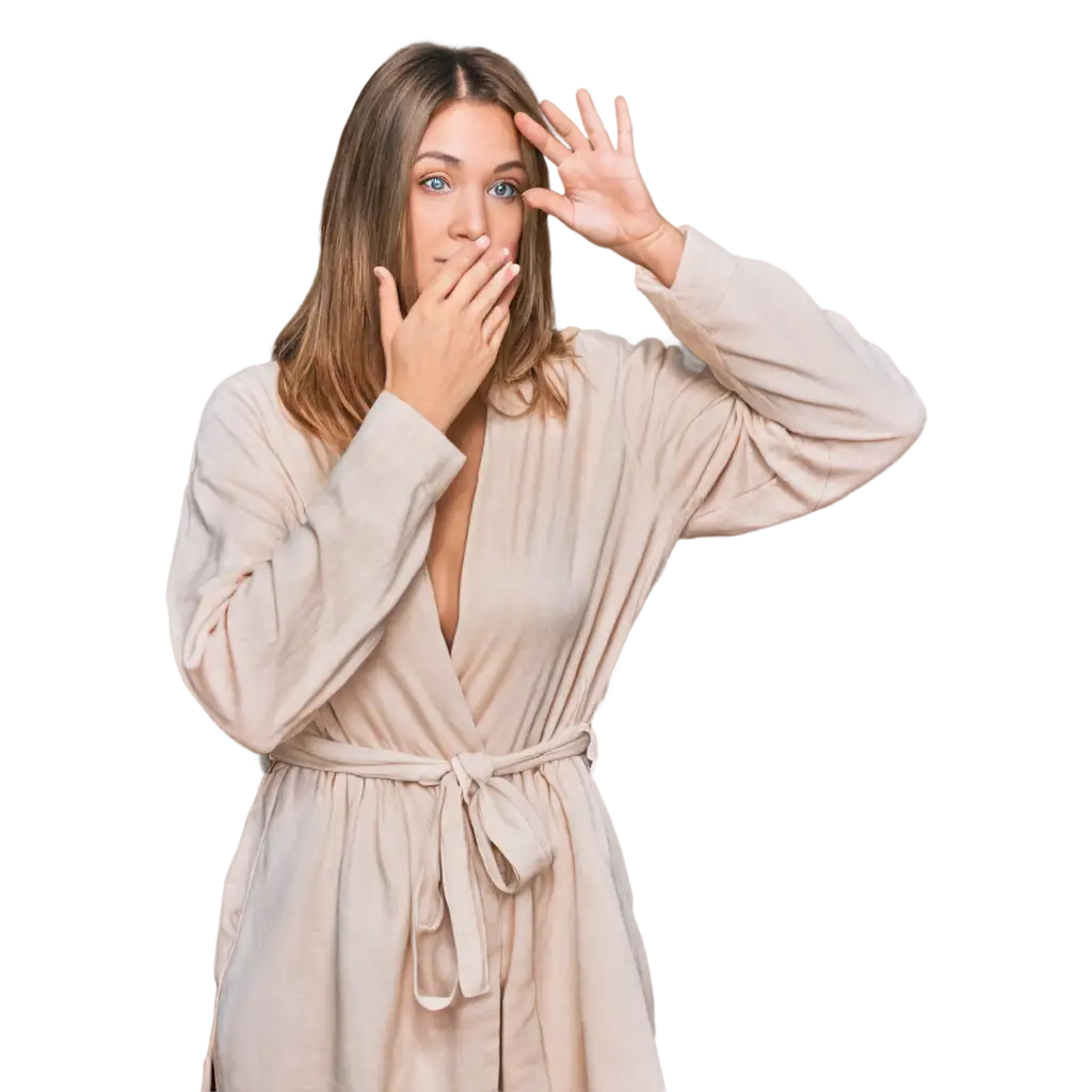 Woman-in-Robe-Concealing-Their-Face-with-Hand-PNG-Image-for-Privacy-and-Elegance