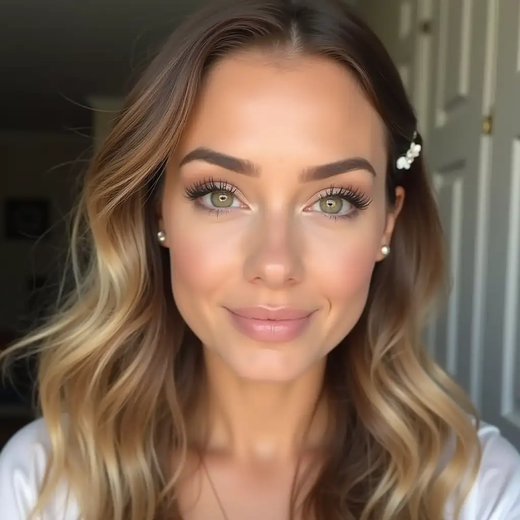 Flawless-Makeup-Look-with-Natural-Glow-and-Defined-Features