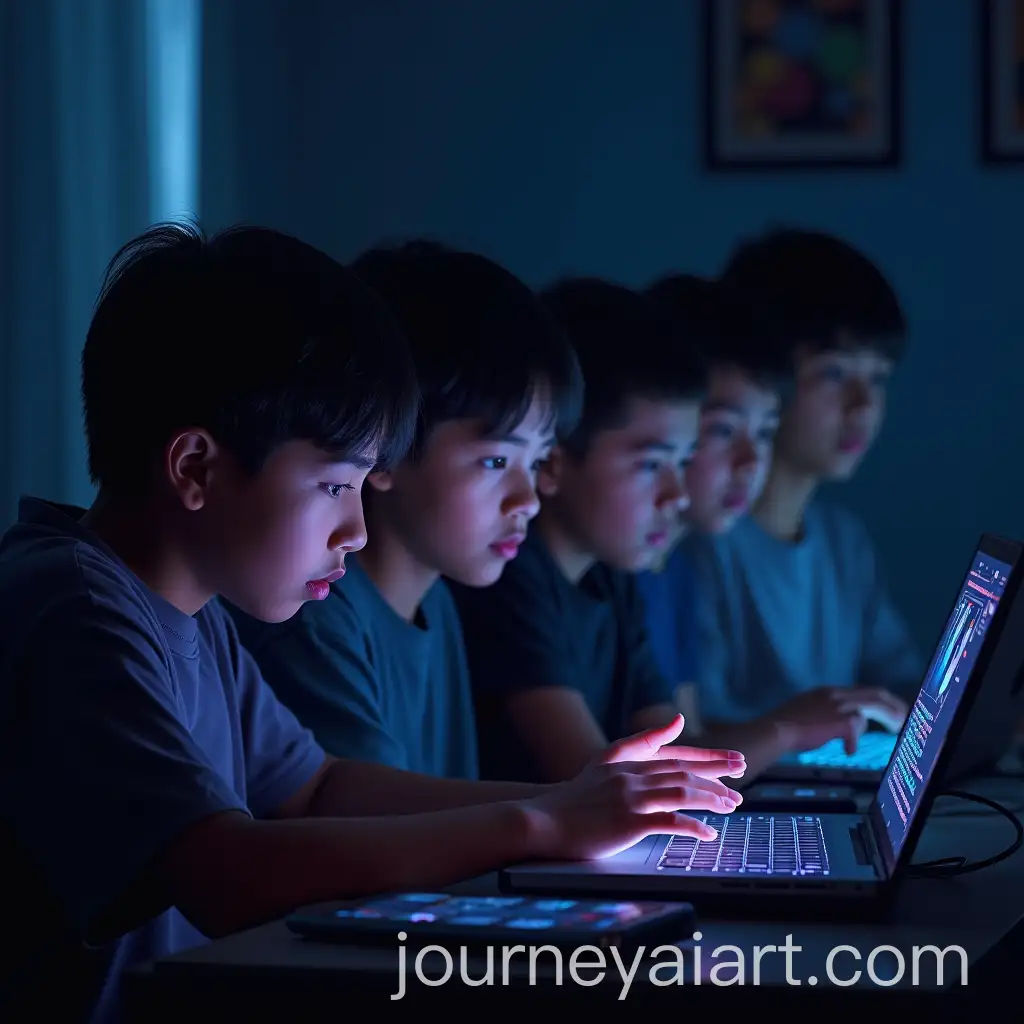 Adolescents-Engaged-inAI-Image-Prompt-Expansion-Excessive-Social-Media-Use-Dark-TechnologyInfused-Setting