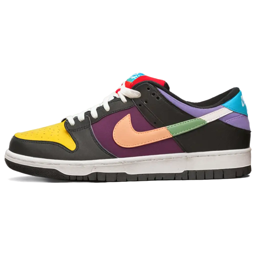 Nike-SB-Dunk-Chunky-Dunk-PNG-Vibrant-and-Colorful-Sneaker-Art