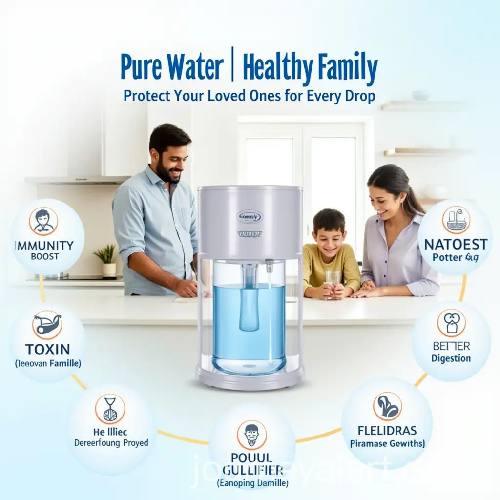 Indian-Family-Enjoying-Fresh-Water-from-a-Purifier-in-Modern-Kitchen