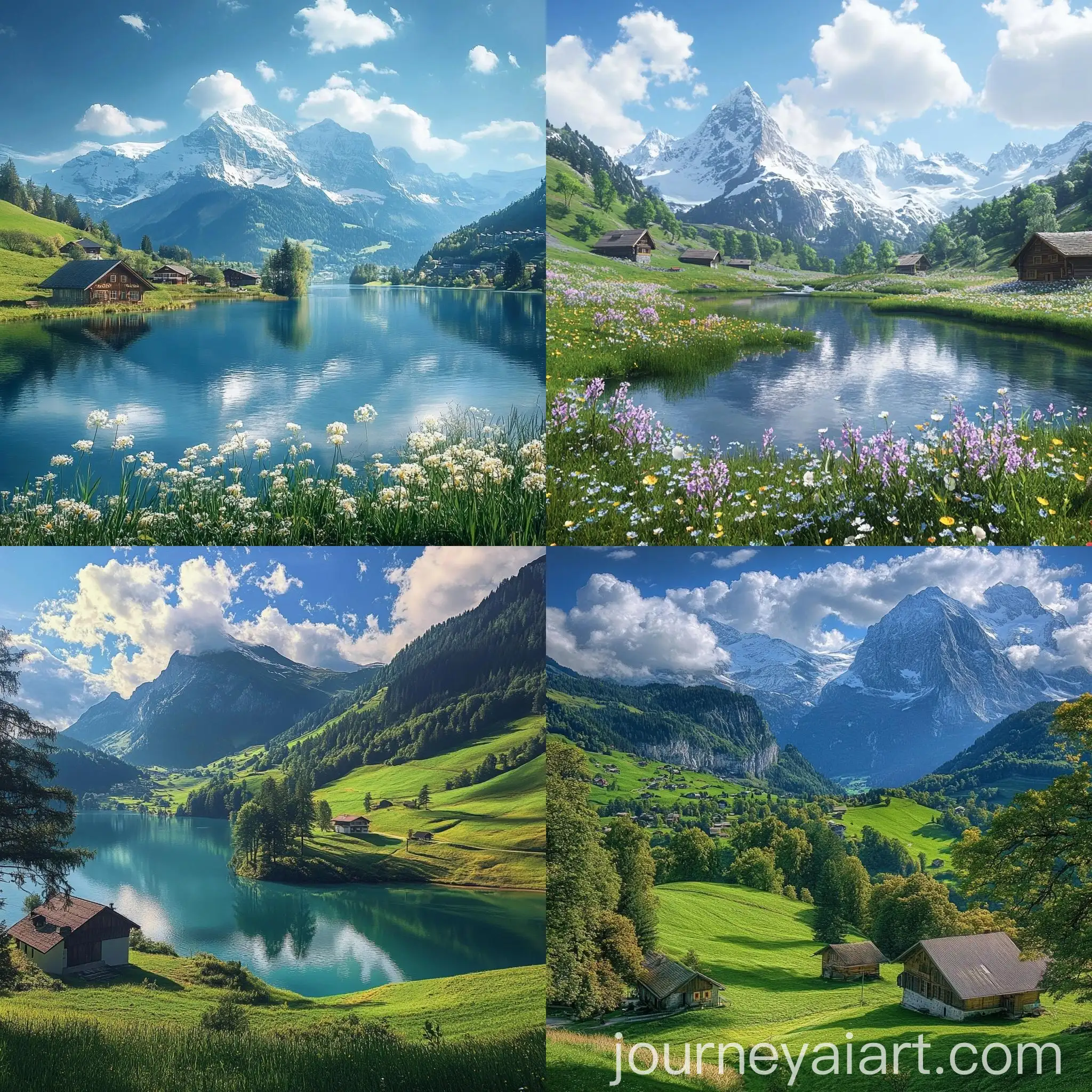 Beautiful-Switzerland-Landscape-in-Clear-and-Shiny-Weather