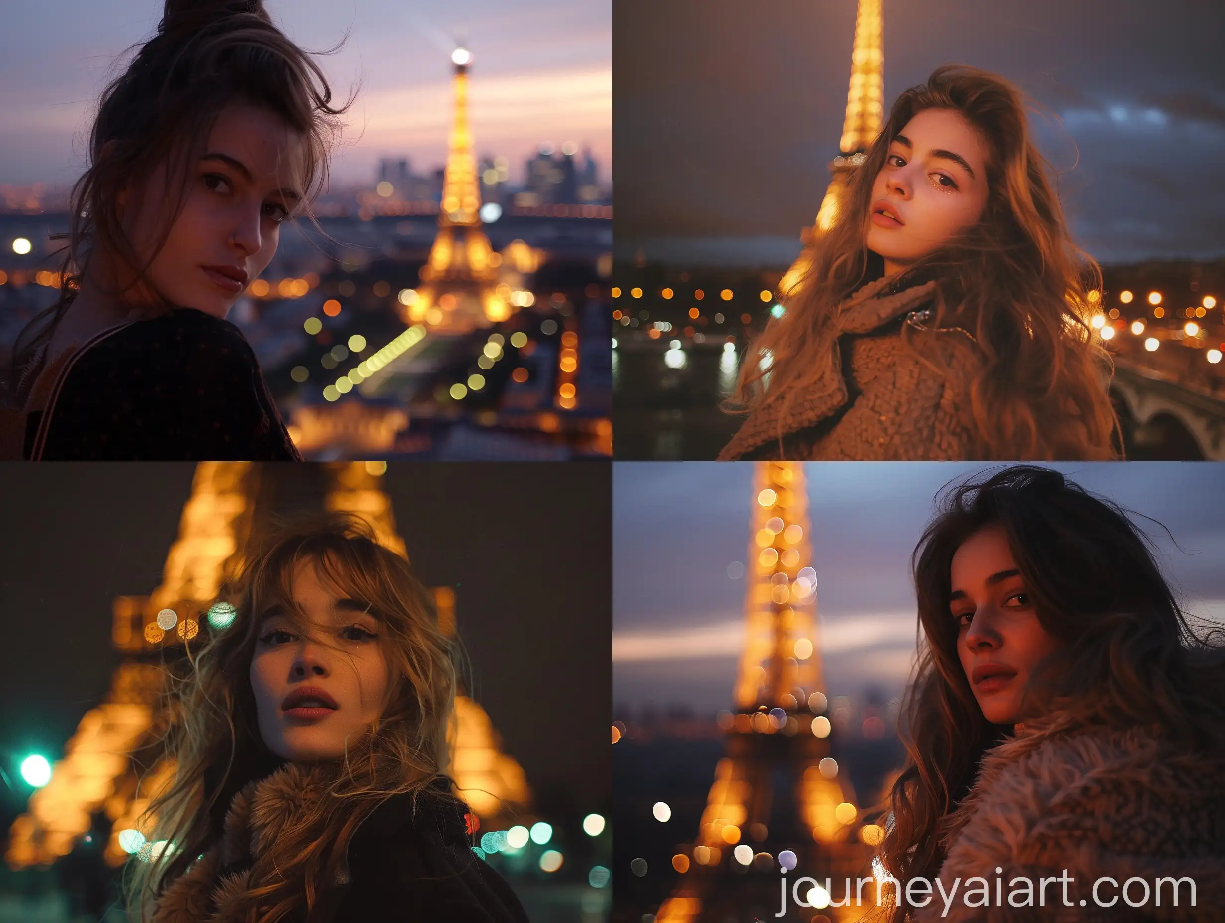 Vintage-1980s-Sunset-in-Paris-with-Denise-Richards-LookAlike
