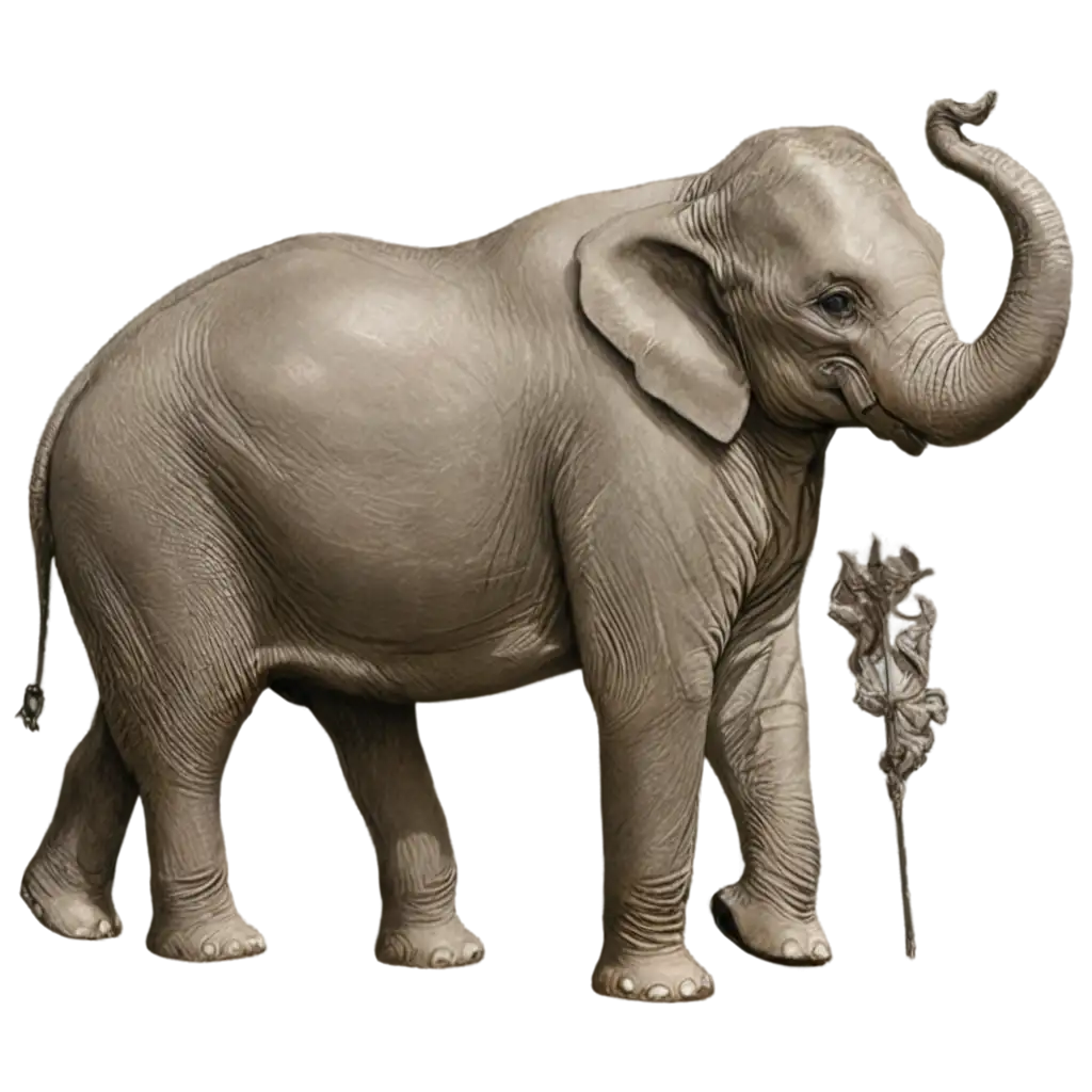 Elephant with god