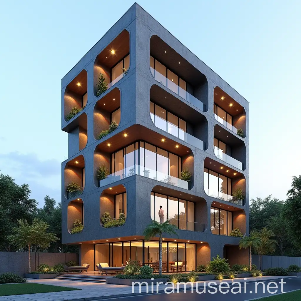 Modern Maharashtrian Traditional Office Building Design