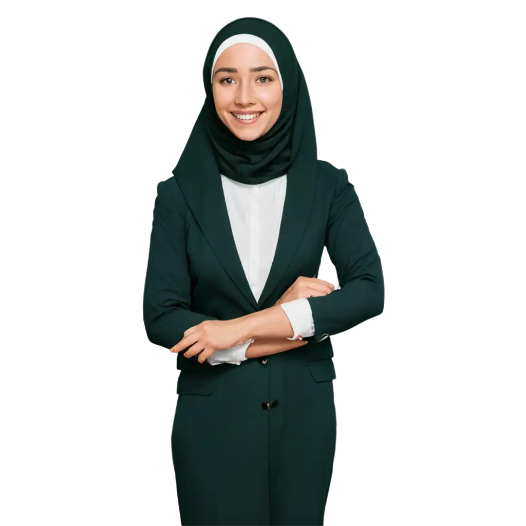 PNG-Image-of-a-Muslim-Lady-in-Abayah-Profile-Picture-for-IELTS-English-Teacher