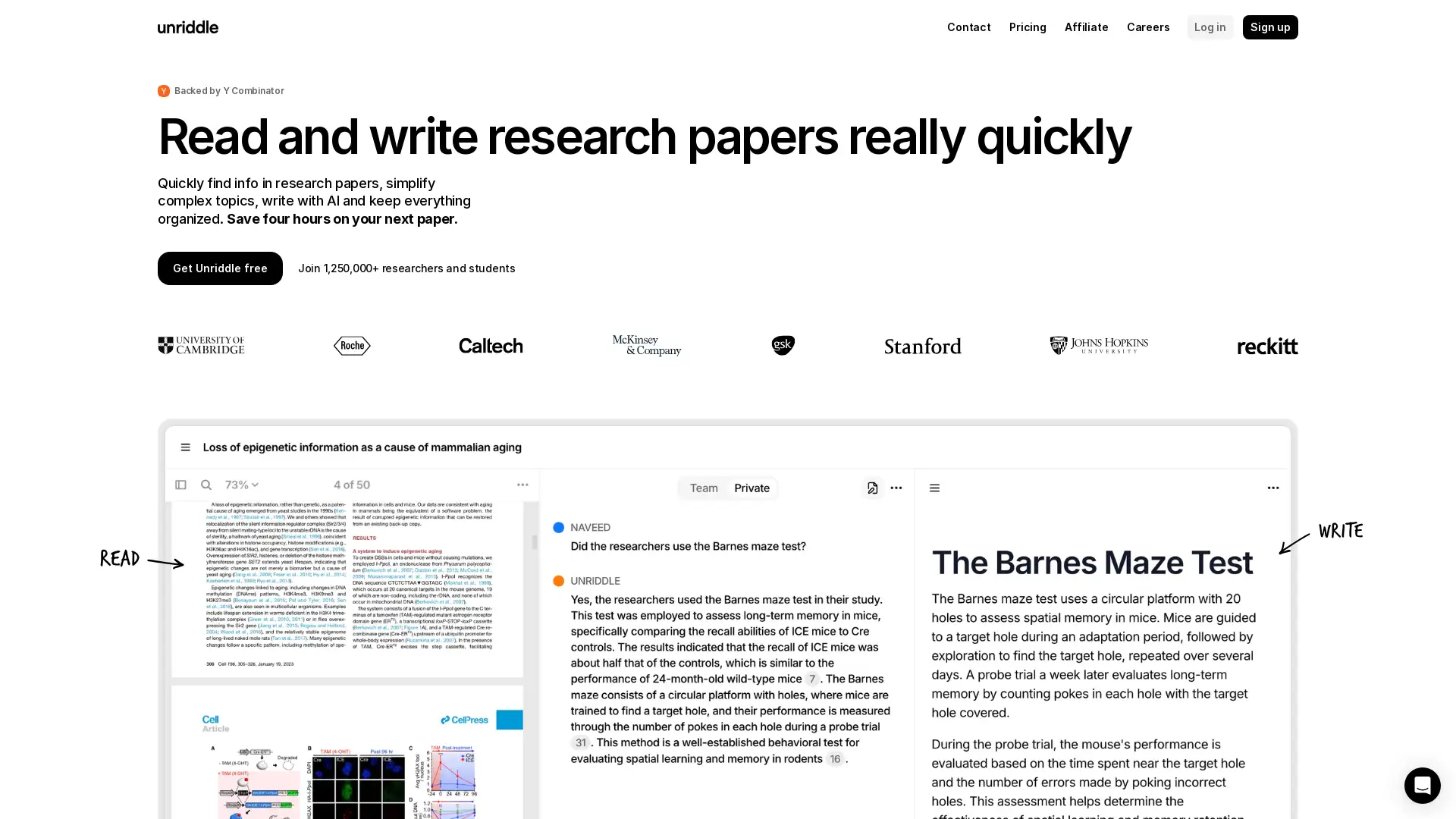 AI-powered research and document analysis in minutes.