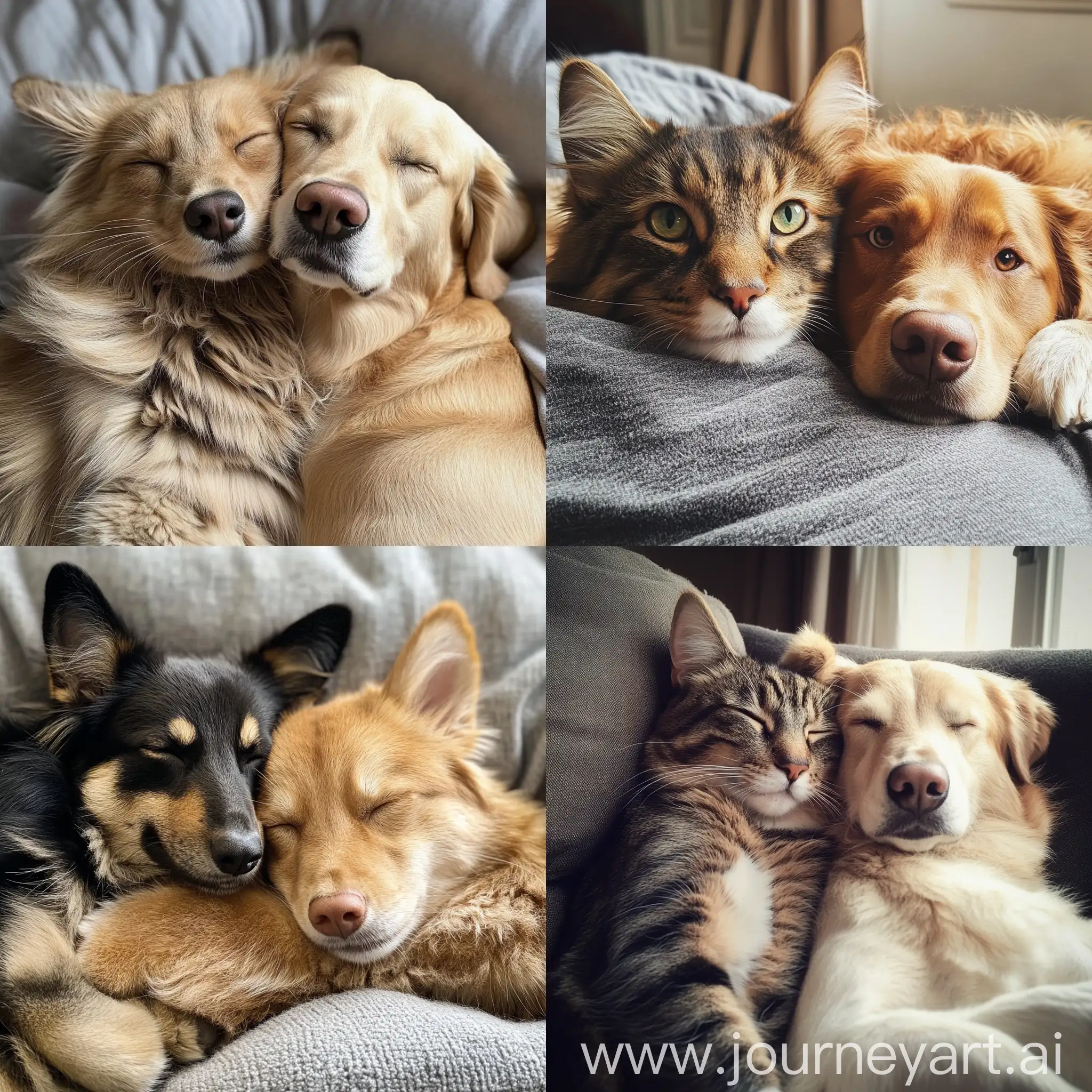 Cat-and-Dog-Best-Friends-Playing-Together-in-a-Cozy-Home-Setting