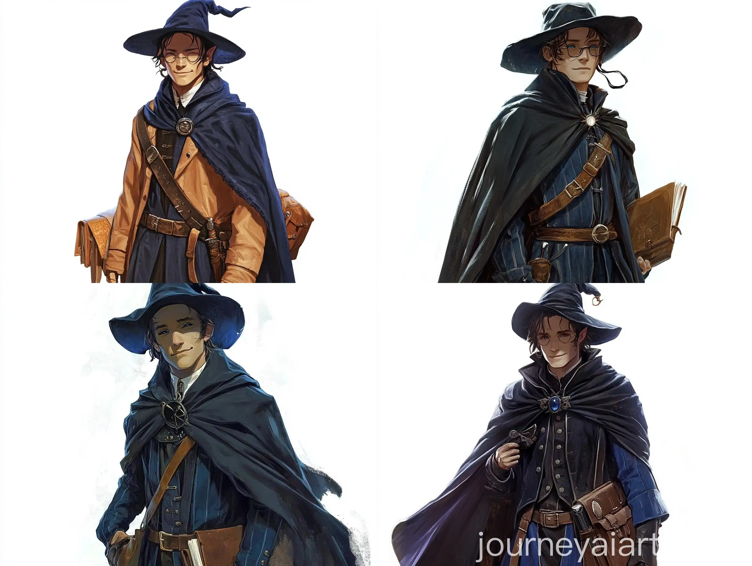 Young-Male-Scholar-Wizard-in-Academic-Clothes-and-Traveling-Gear